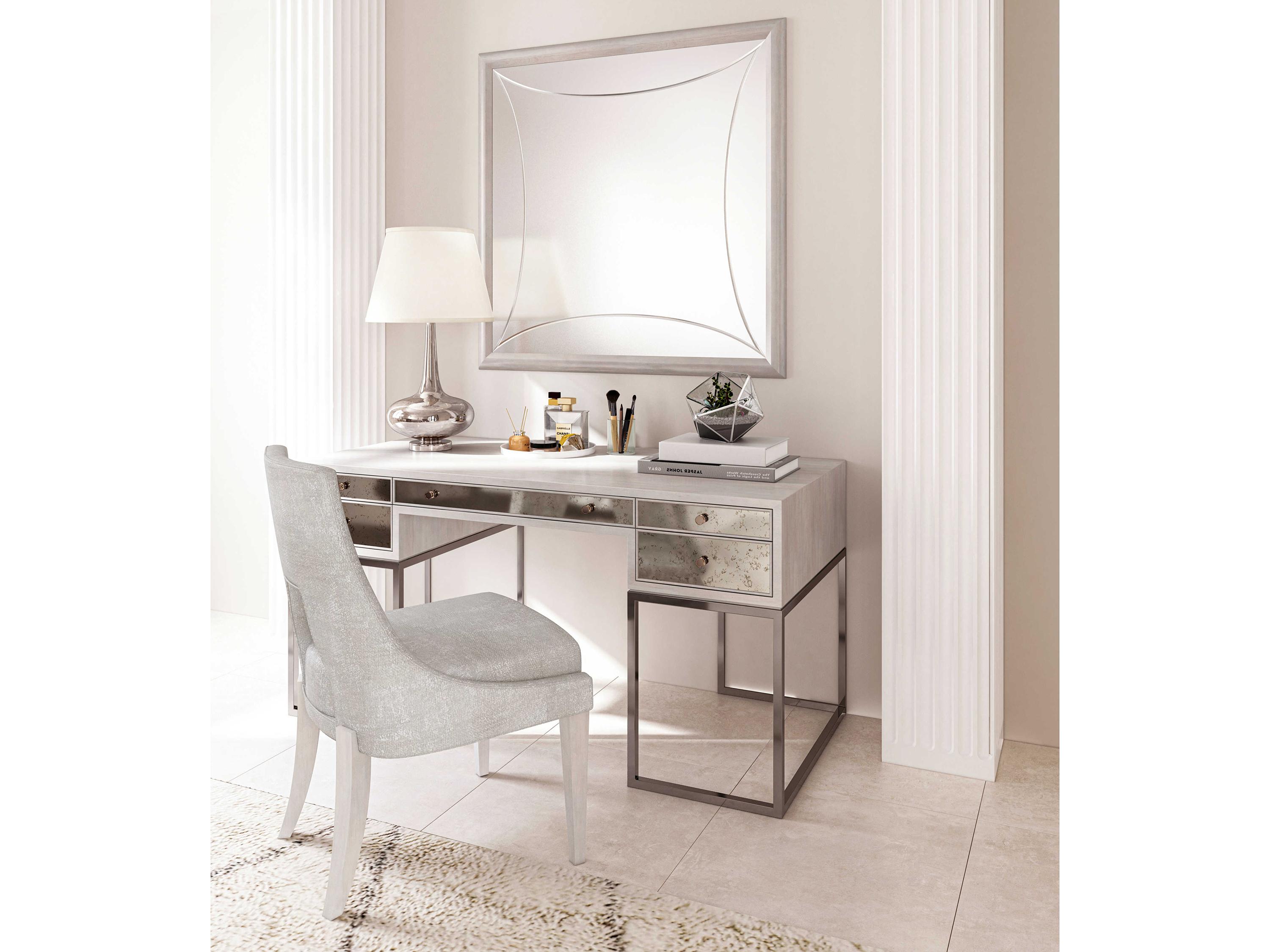 A.R.T. Furniture Mezzanine Square Dove Gray Wall Mirror