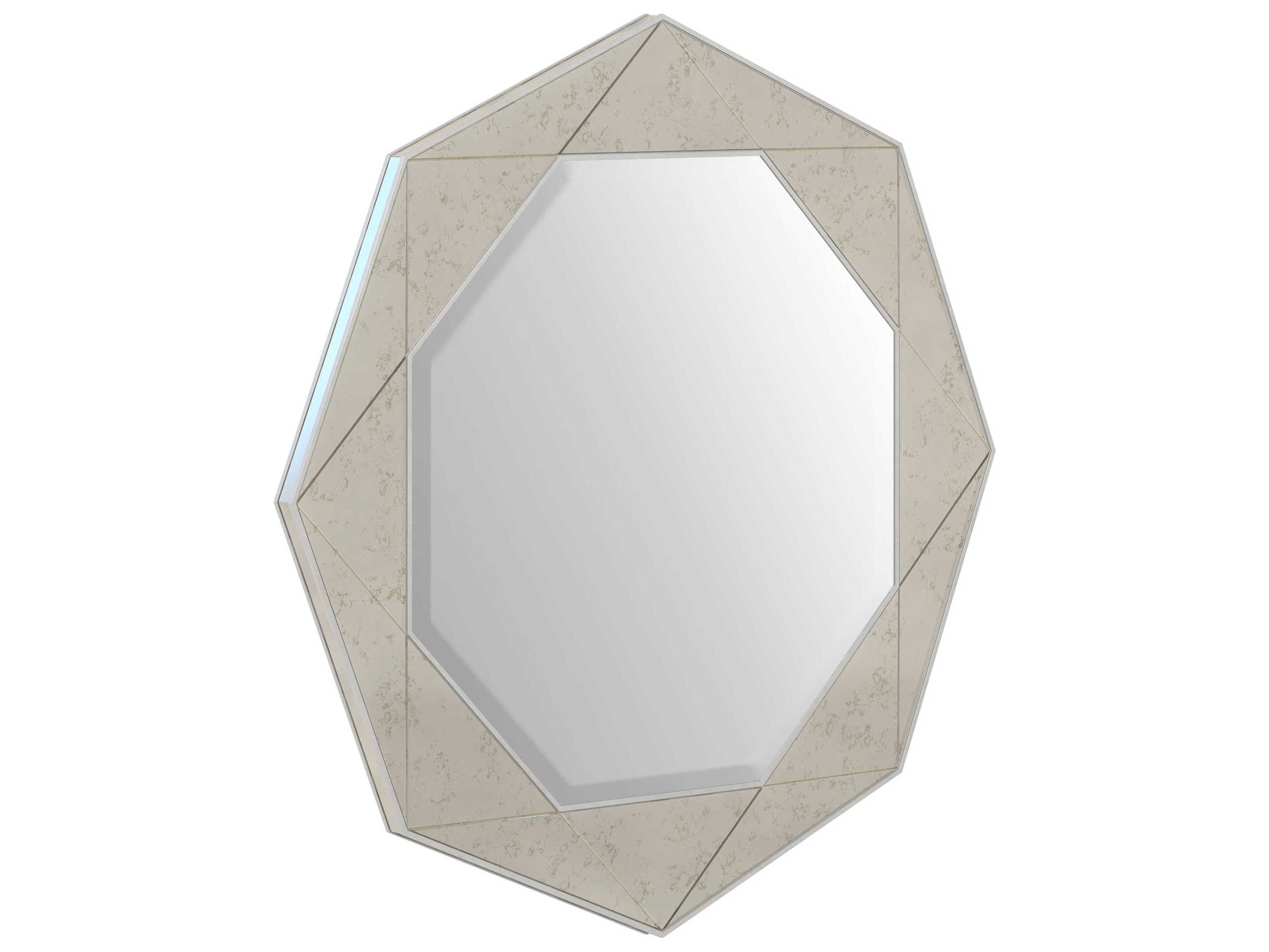 A.R.T. Furniture Mezzanine Round Dove Gray Wall Mirror