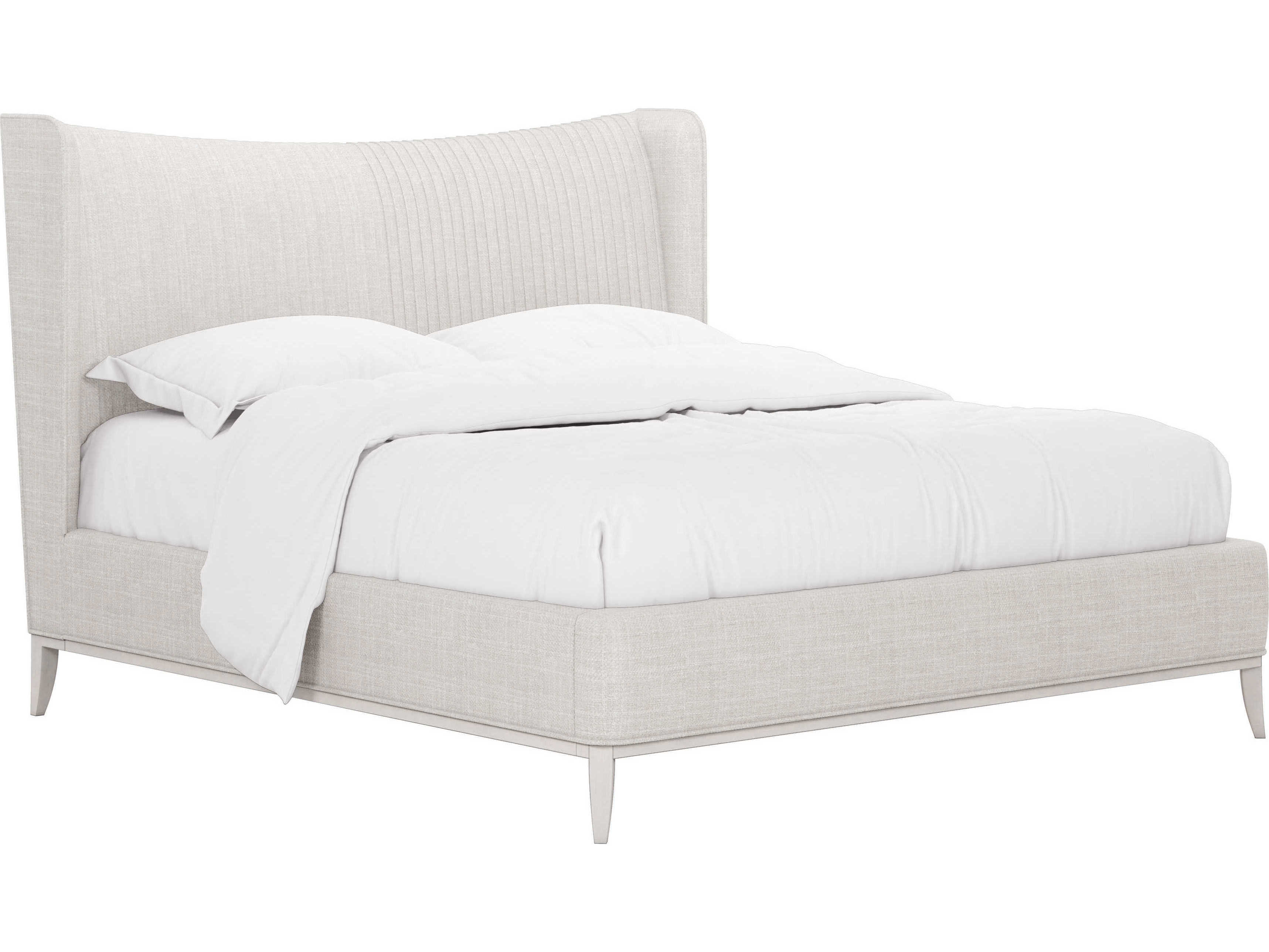 A.R.T. Furniture Mezzanine Ander Natural Gray Alder Wood Upholstered King Shelter Bed