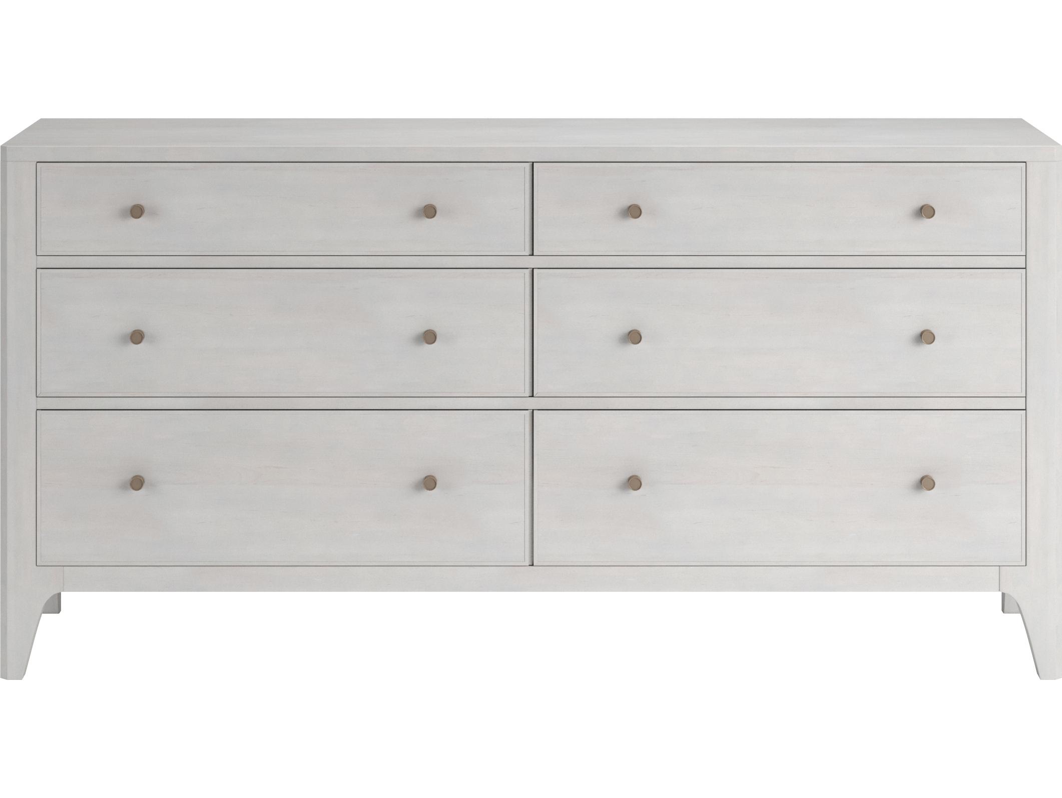 A.R.T. Furniture Mezzanine 6-Drawers White Double Dresser