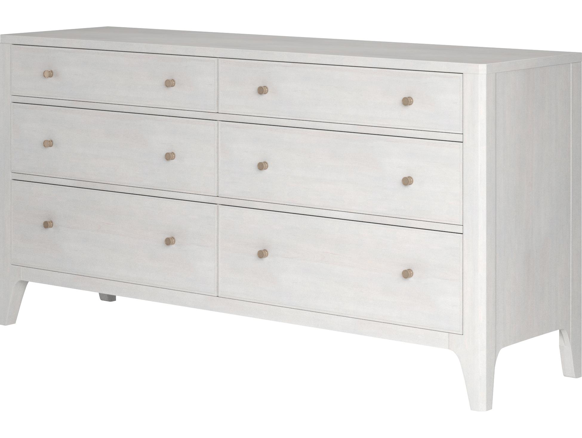 A.R.T. Furniture Mezzanine 6-Drawers White Double Dresser
