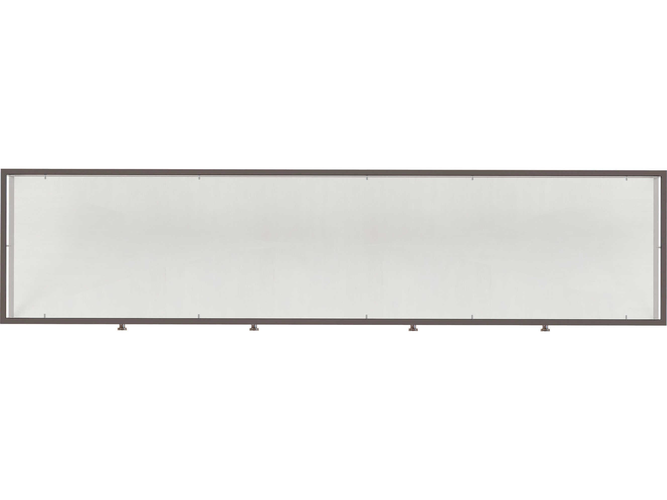 A.R.T. Furniture Mezzanine Rectangular Glass Dove Gray Console Table