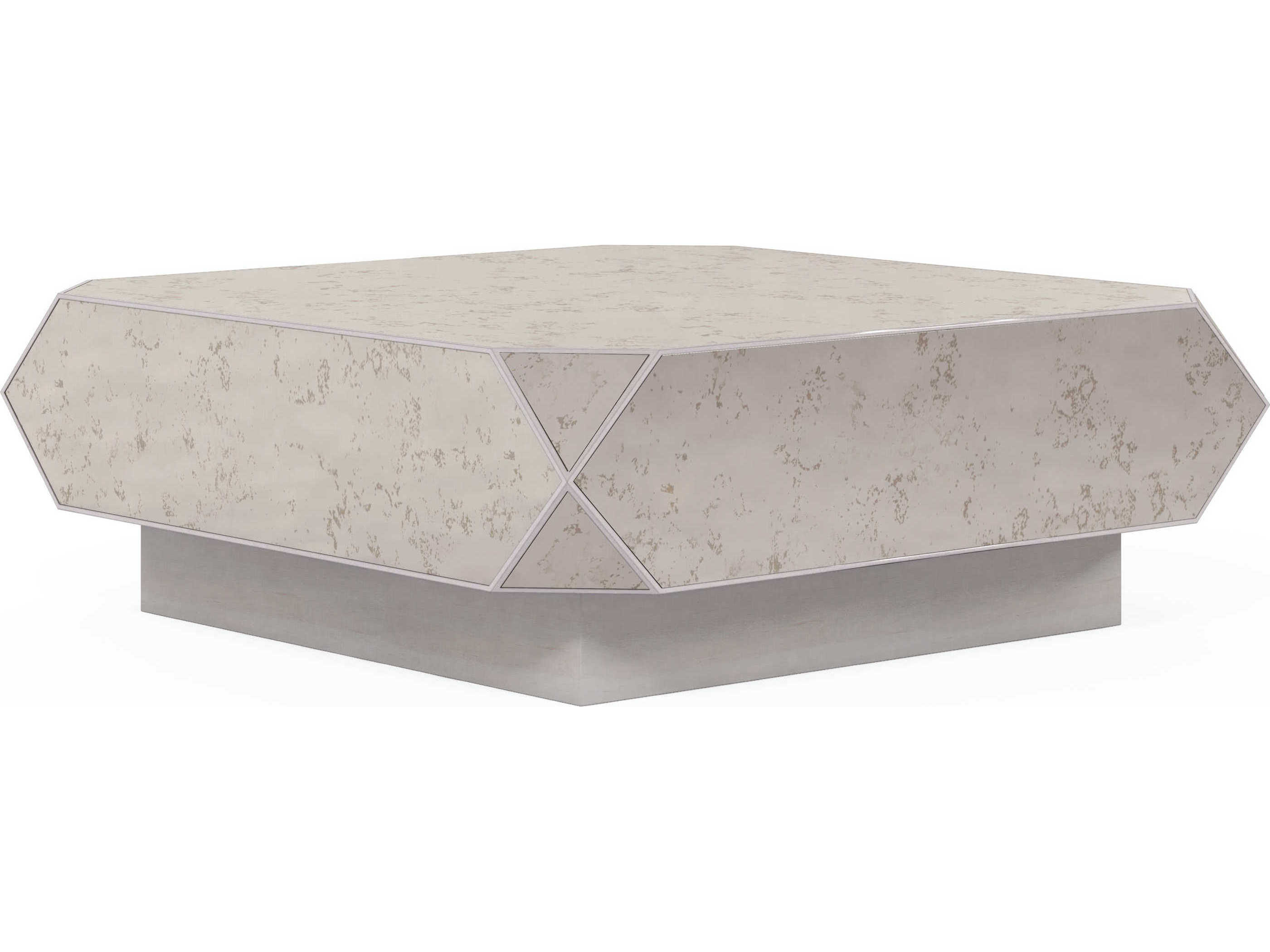 A.R.T. Furniture Mezzanine Octagon Wood Dove Gray Cocktail Table