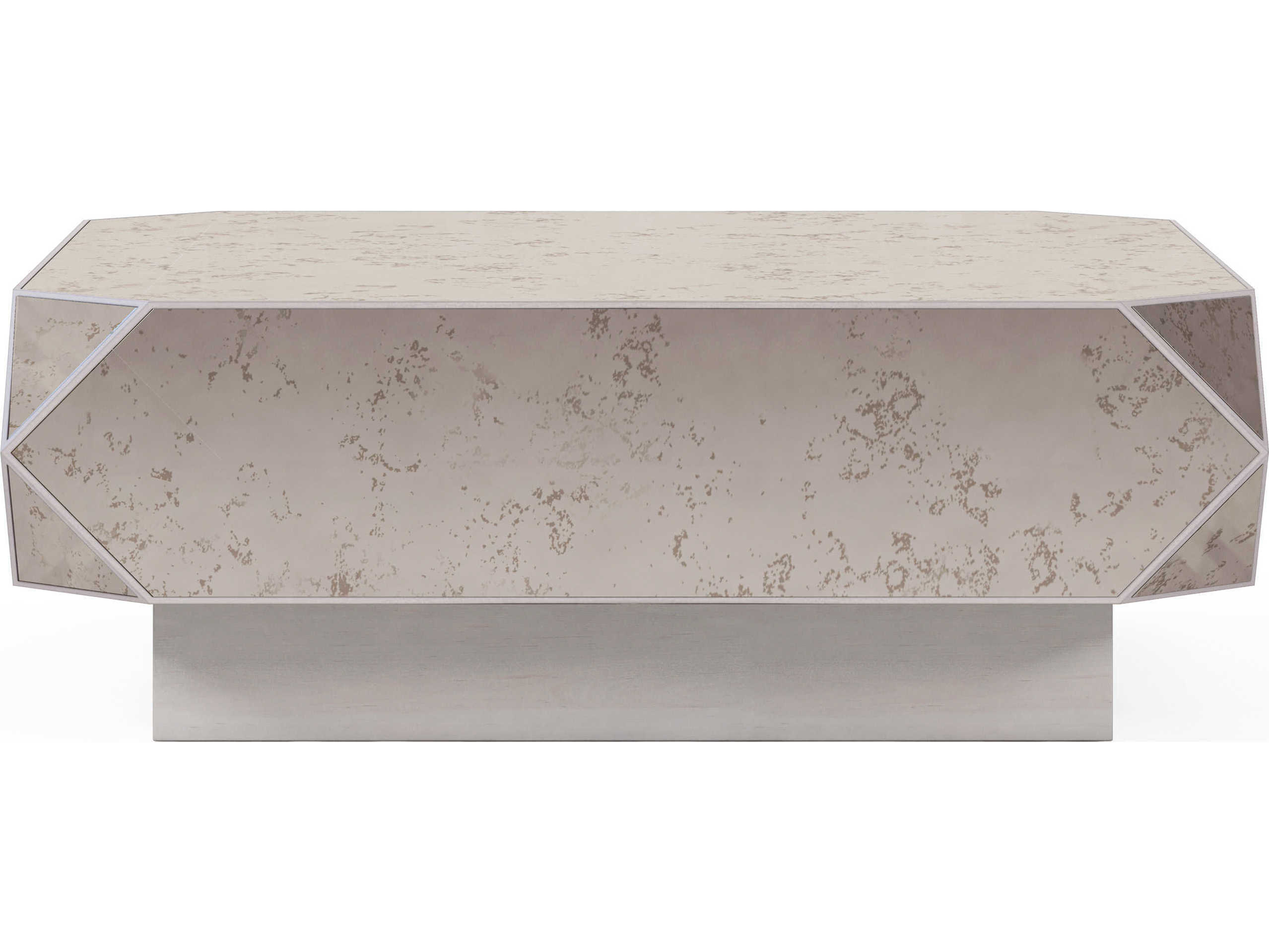 A.R.T. Furniture Mezzanine Octagon Wood Dove Gray Cocktail Table