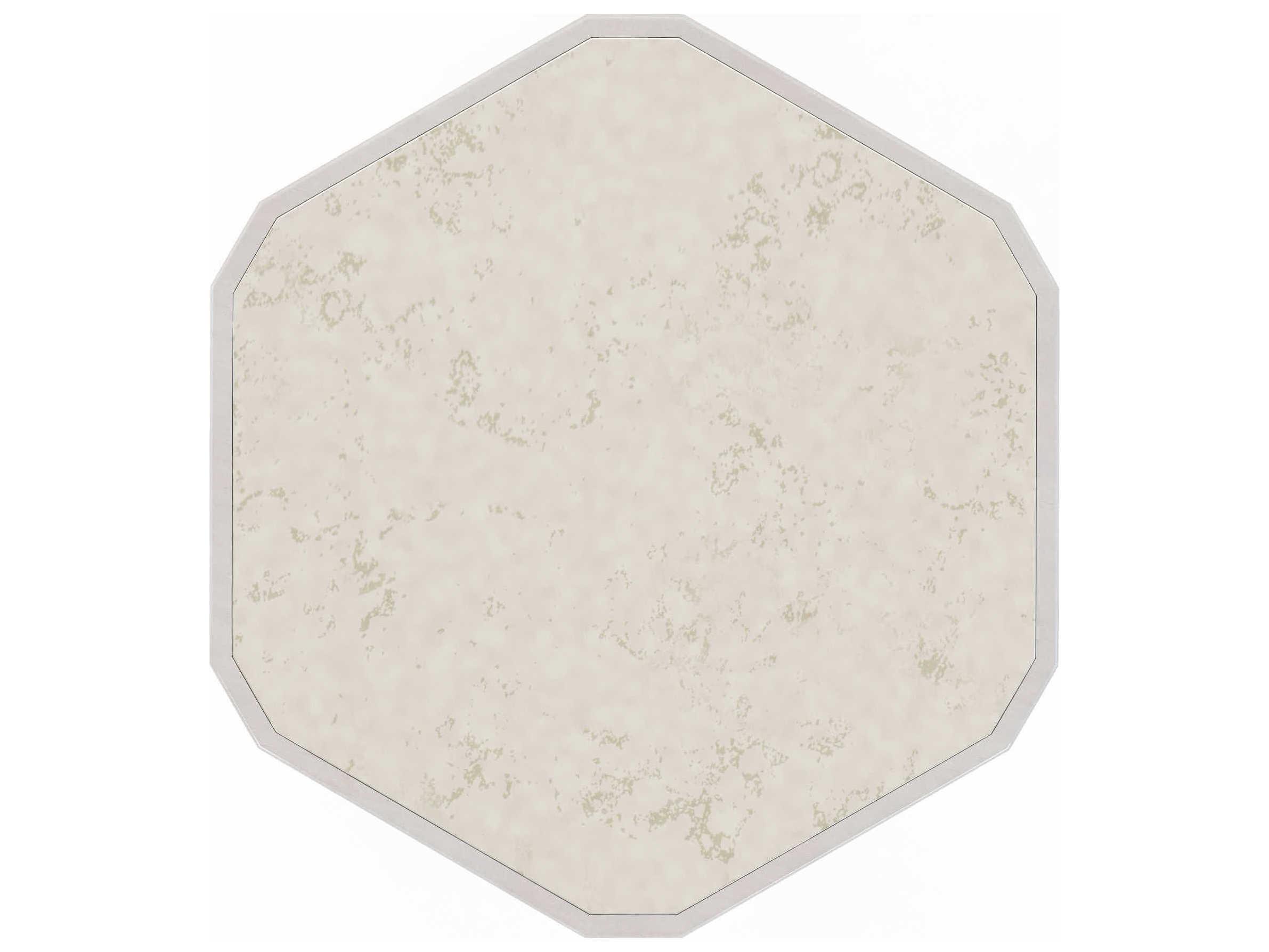 A.R.T. Furniture Mezzanine Hexagon Wood Dove Gray End Table