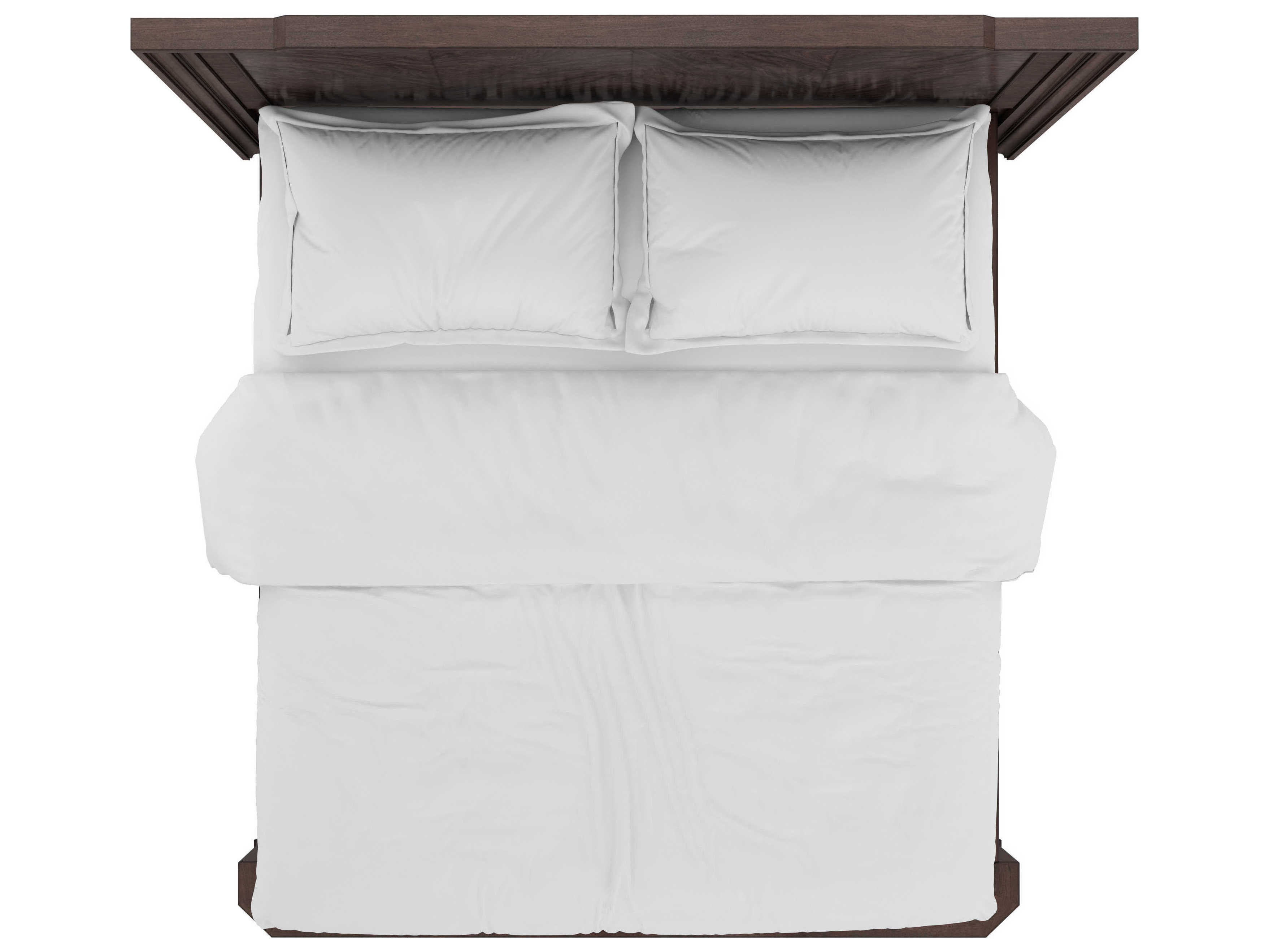 A.R.T. Furniture Revival Napa Mahogany Brown Rubberwood Wood King Panel Bed