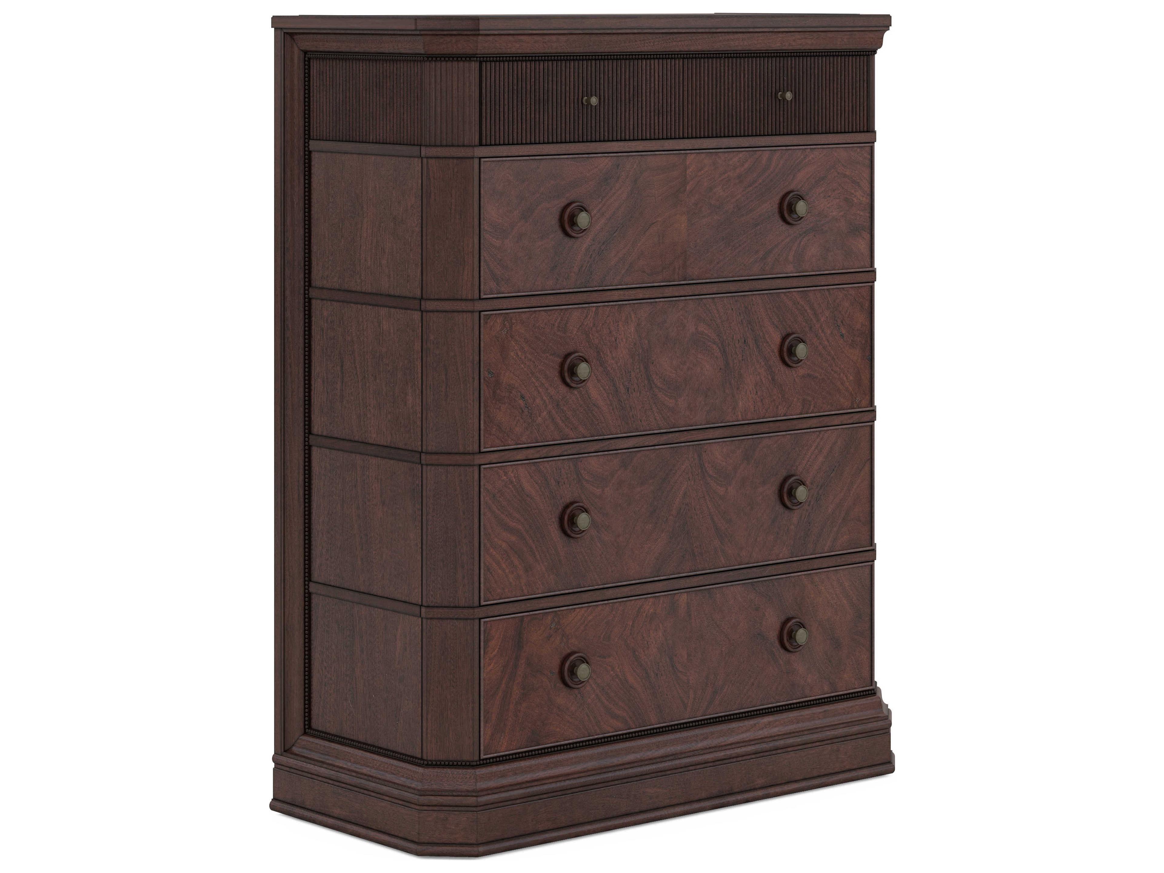 A.R.T. Furniture Revival Napa Mahogany Brown Rubberwood Accent Chest
