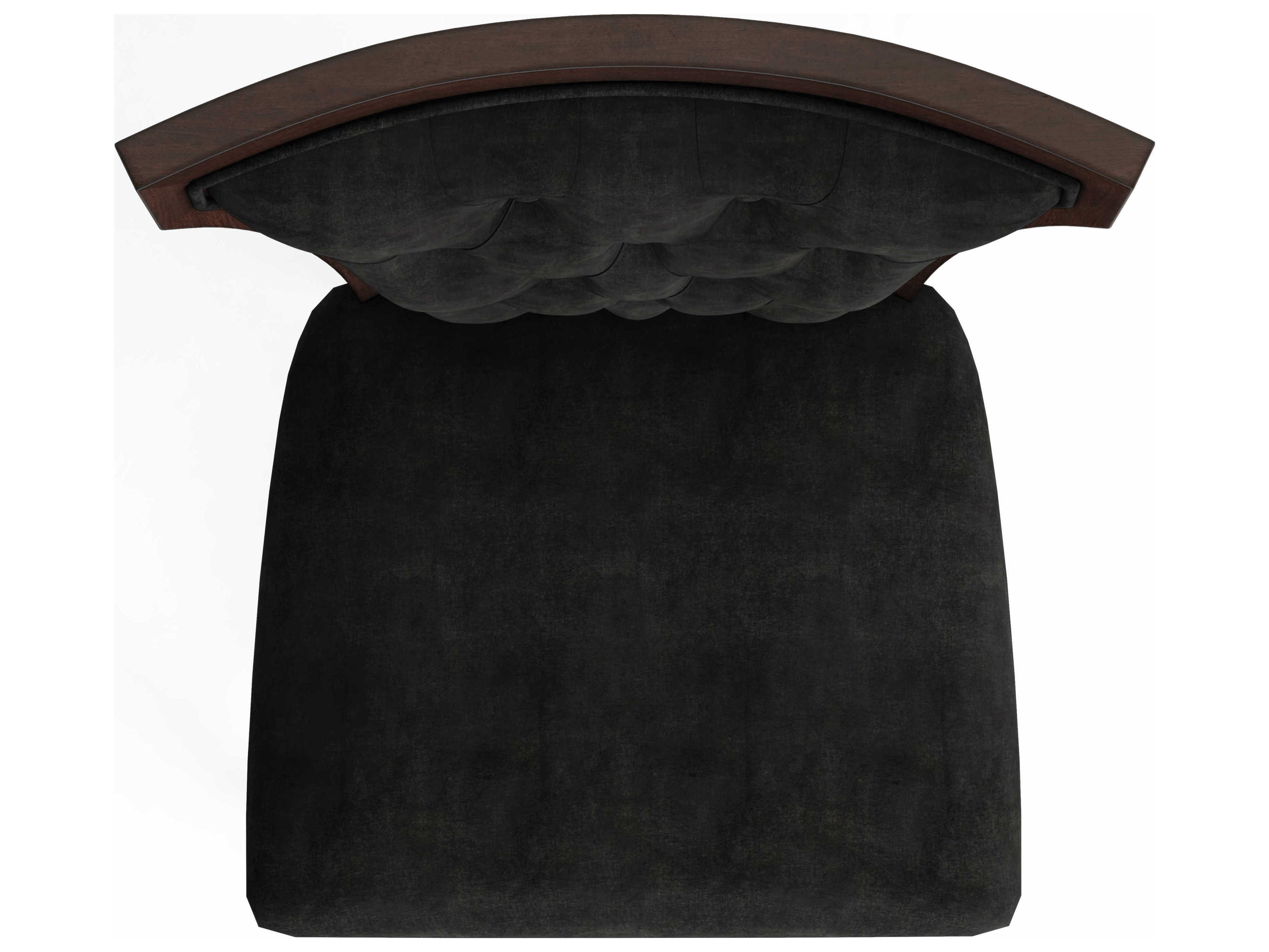 A.R.T. Furniture Revival Rubberwood Black Upholstered Side Dining Chair Set of 2