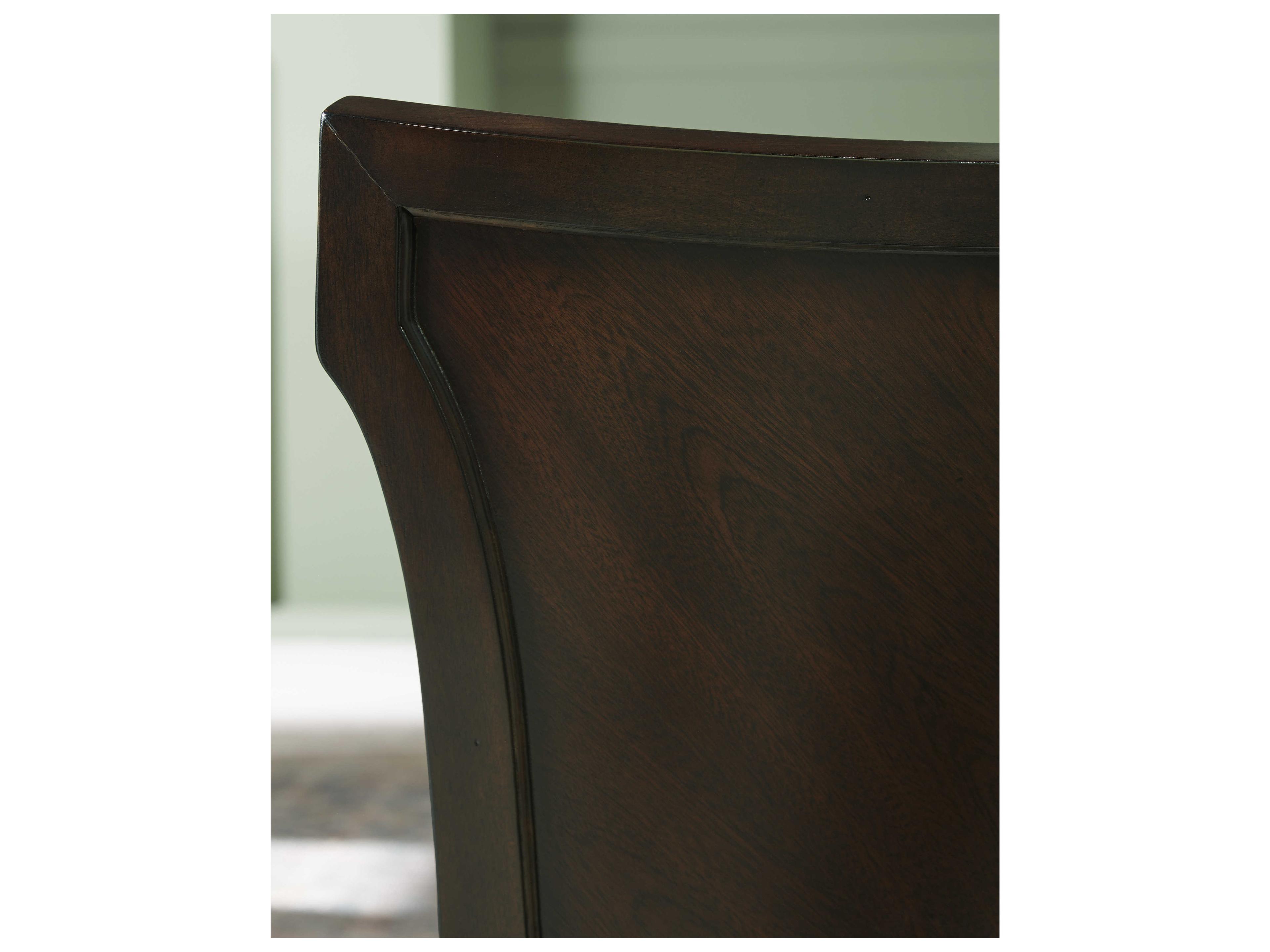 A.R.T. Furniture Revival Rubberwood Black Upholstered Side Dining Chair Set of 2