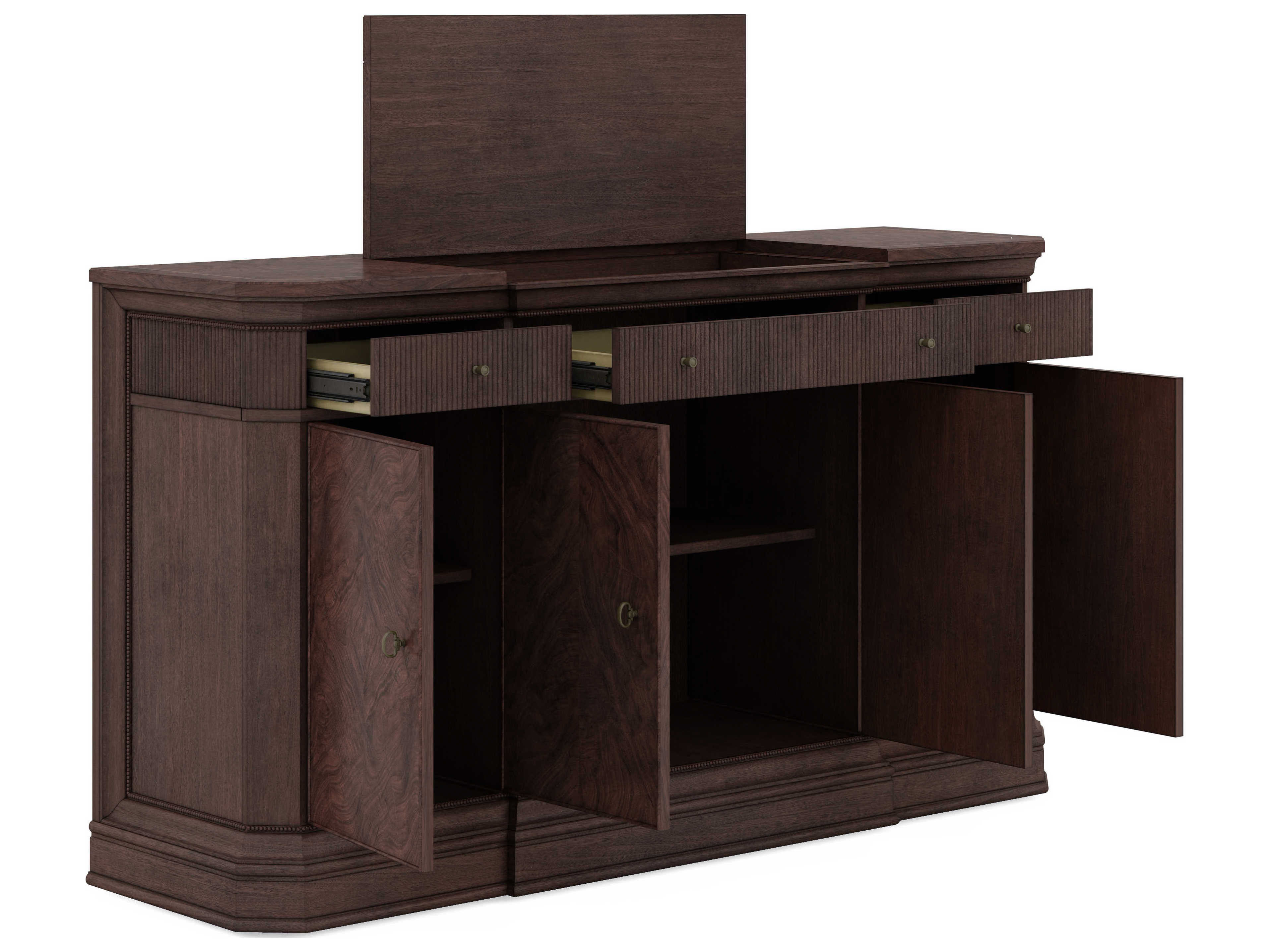 A.R.T. Furniture Revival 70" Rubberwood Napa Mahogany Sideboard