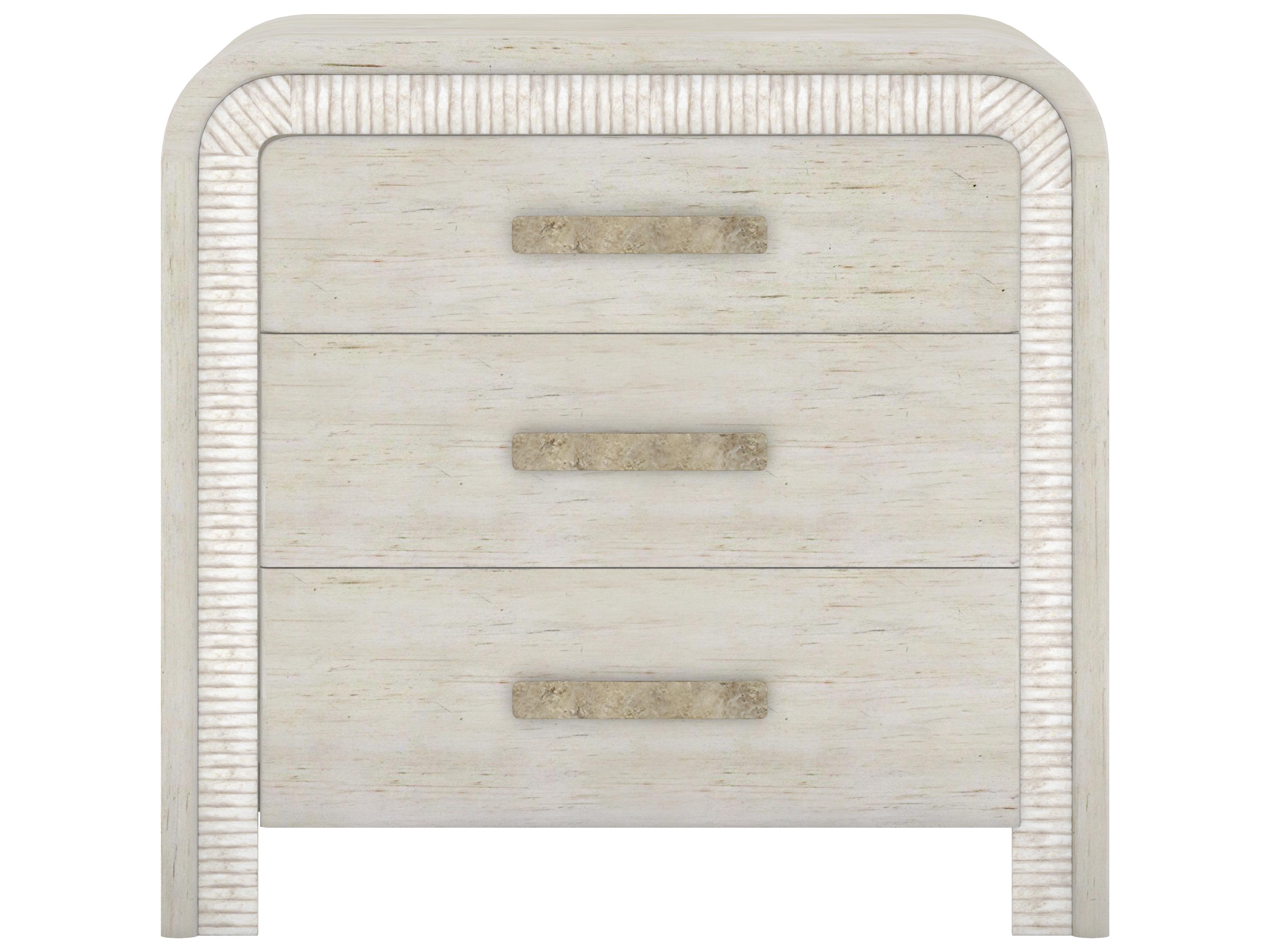A.R.T. Furniture Ashlar 3-Drawers Beige Parrawood Nightstand