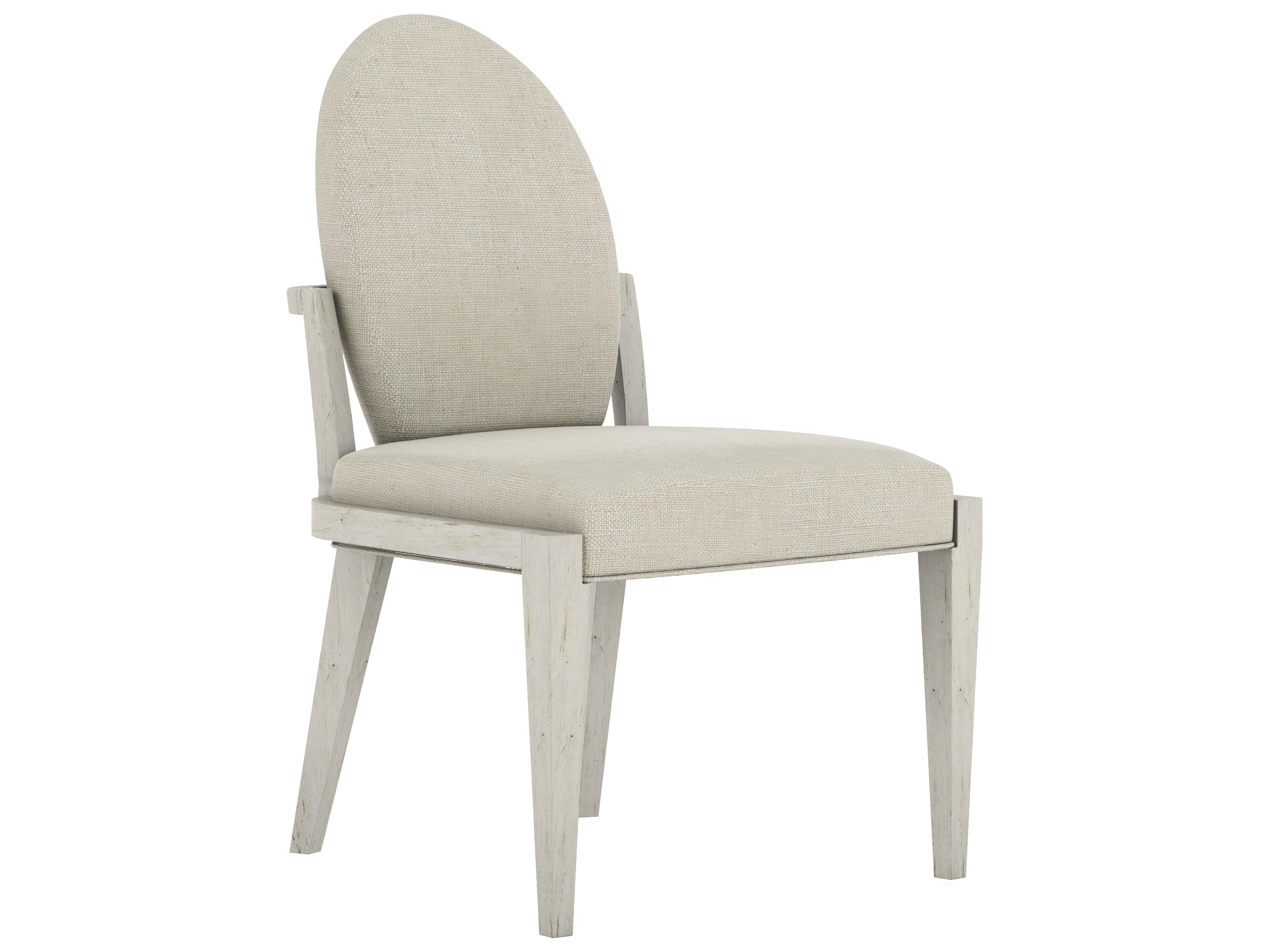 A.R.T. Furniture Ashlar Parrawood Beige Upholstered Armless Dining Chair, Set of 2