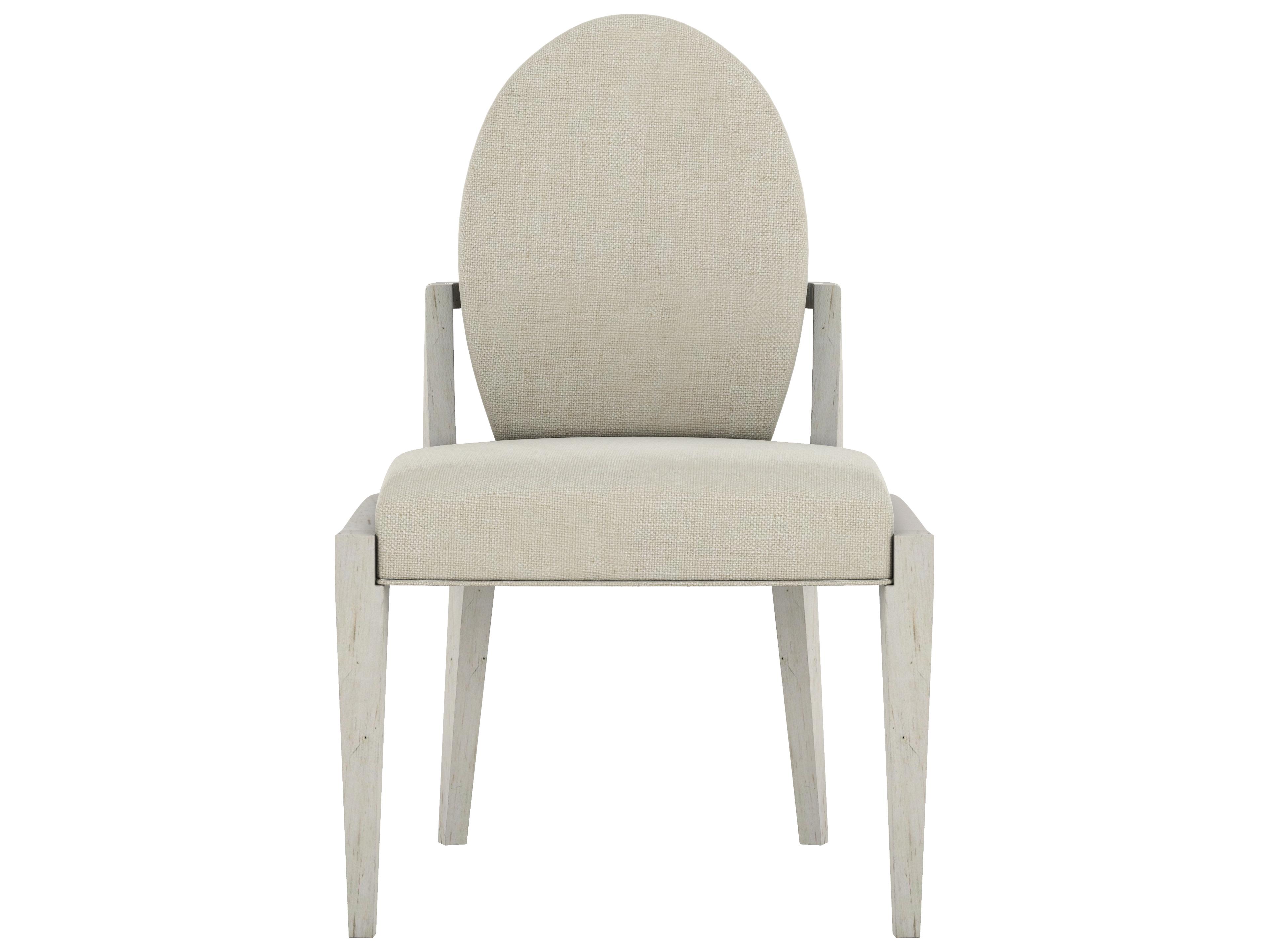 A.R.T. Furniture Ashlar Parrawood Beige Upholstered Armless Dining Chair, Set of 2