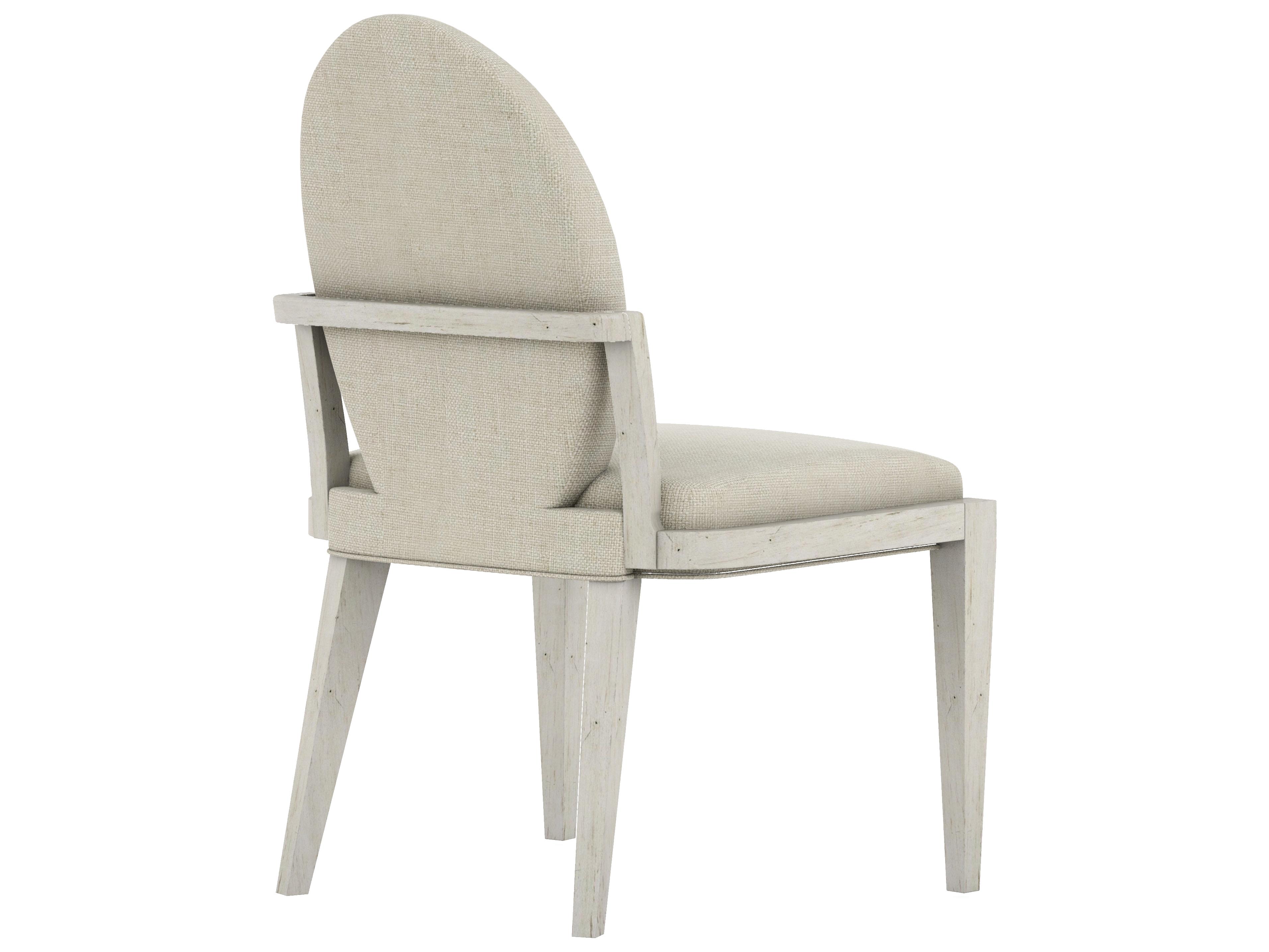 A.R.T. Furniture Ashlar Parrawood Beige Upholstered Armless Dining Chair, Set of 2