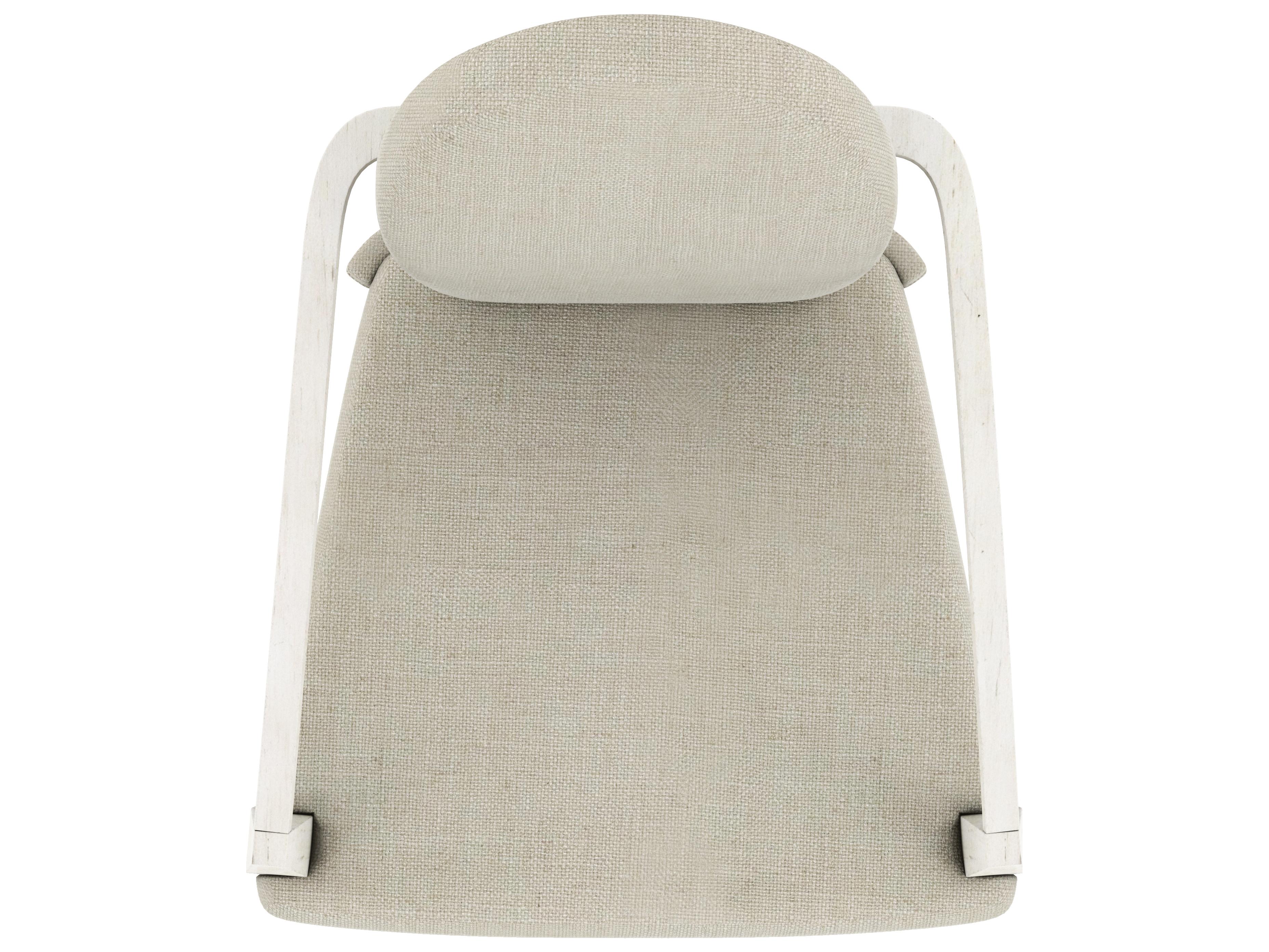 A.R.T. Furniture Ashlar Parrawood Beige Upholstered Arm Dining Chair, Set of 2