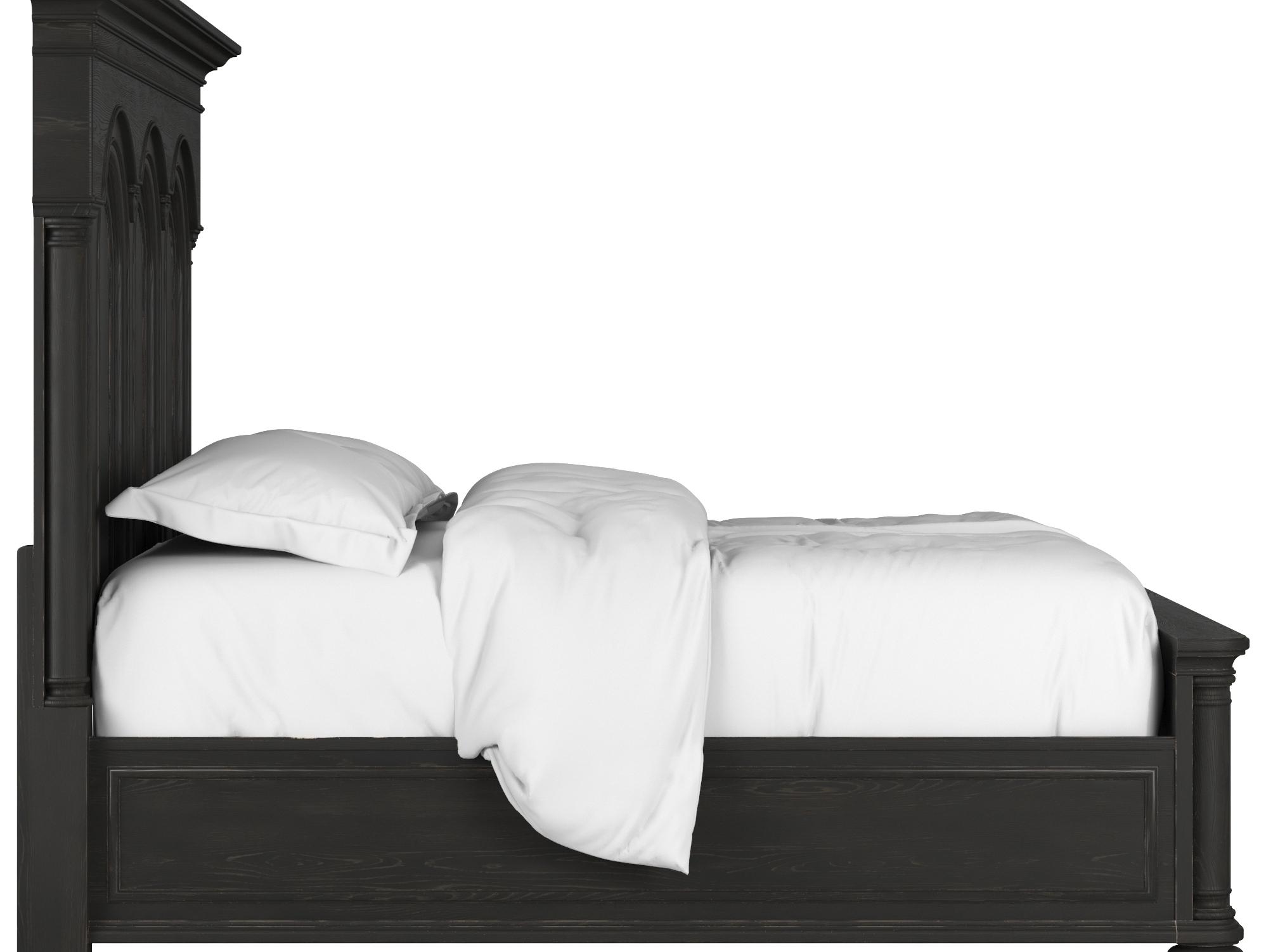 A.R.T. Furniture Atrium Black Wood Queen Panel Bed