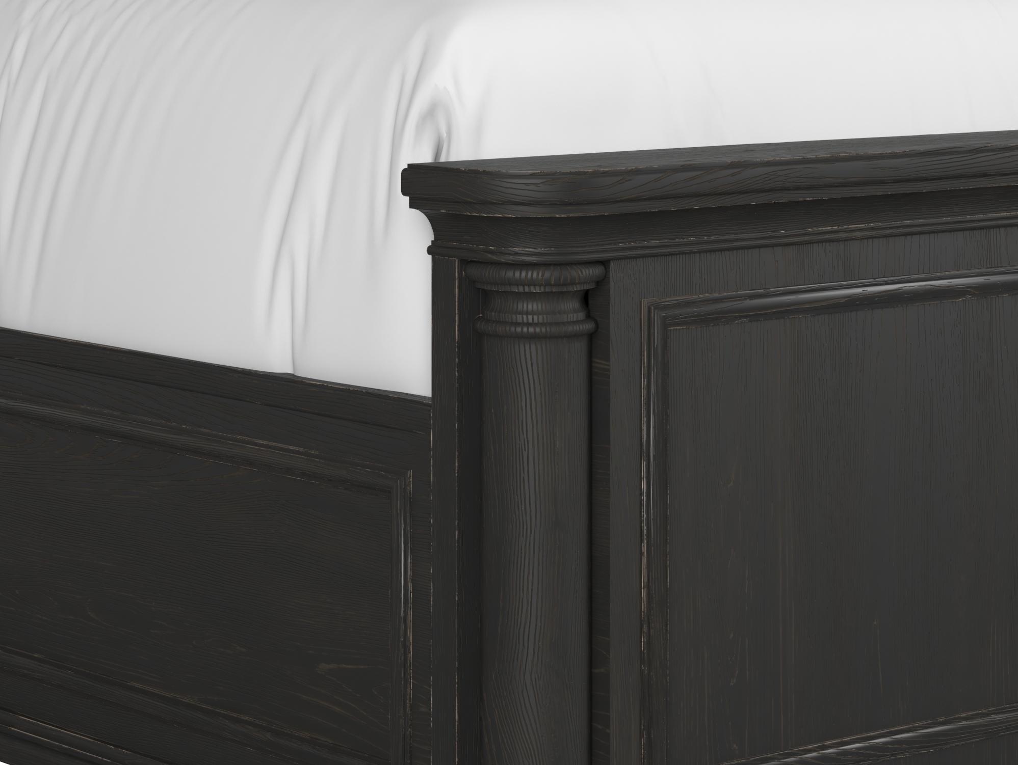 A.R.T. Furniture Atrium Black Wood Queen Panel Bed
