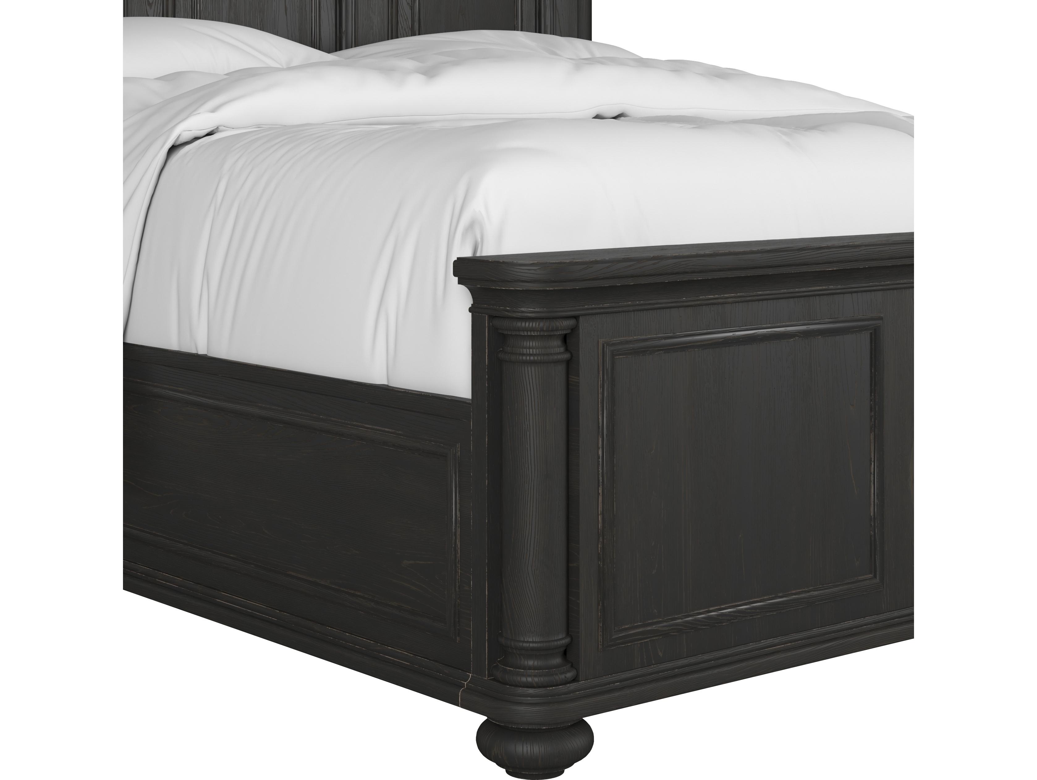 A.R.T. Furniture Atrium Black Wood King Panel Bed