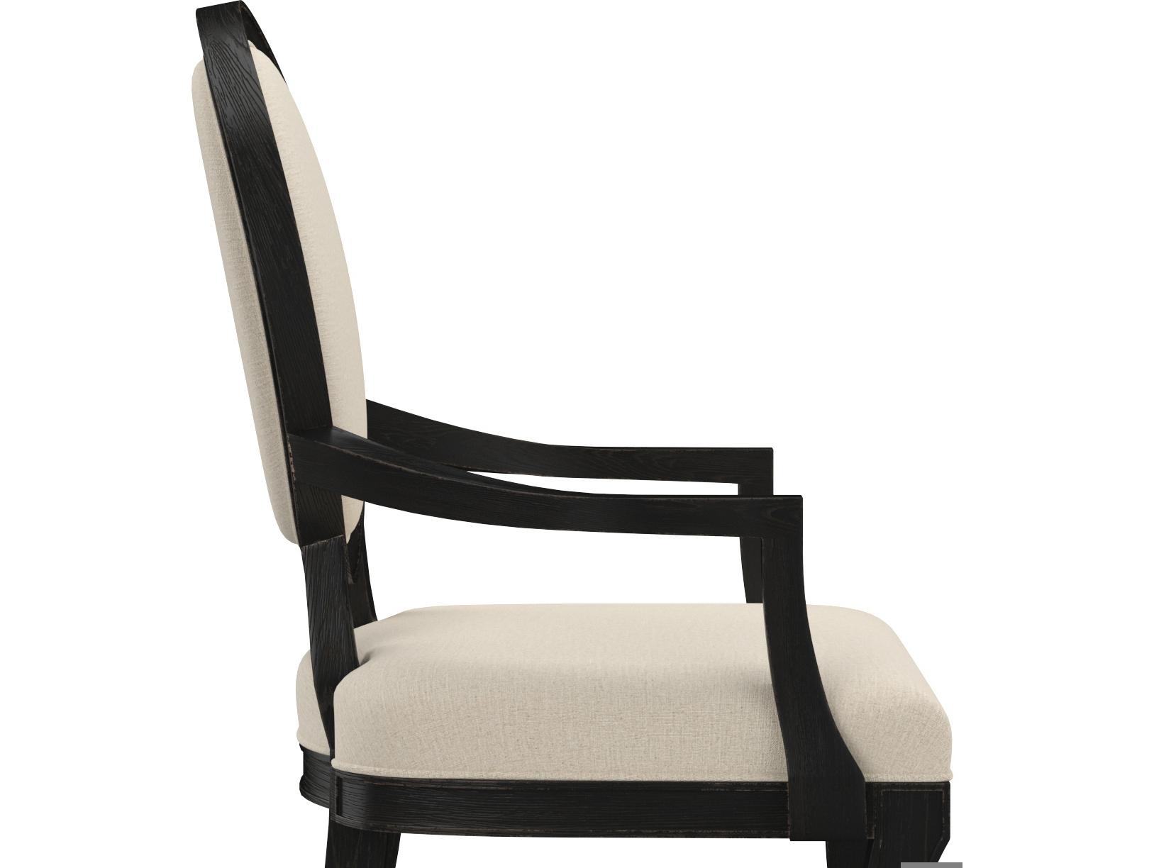 A.R.T. Furniture Atrium Beige Upholstered Arm Dining Chair