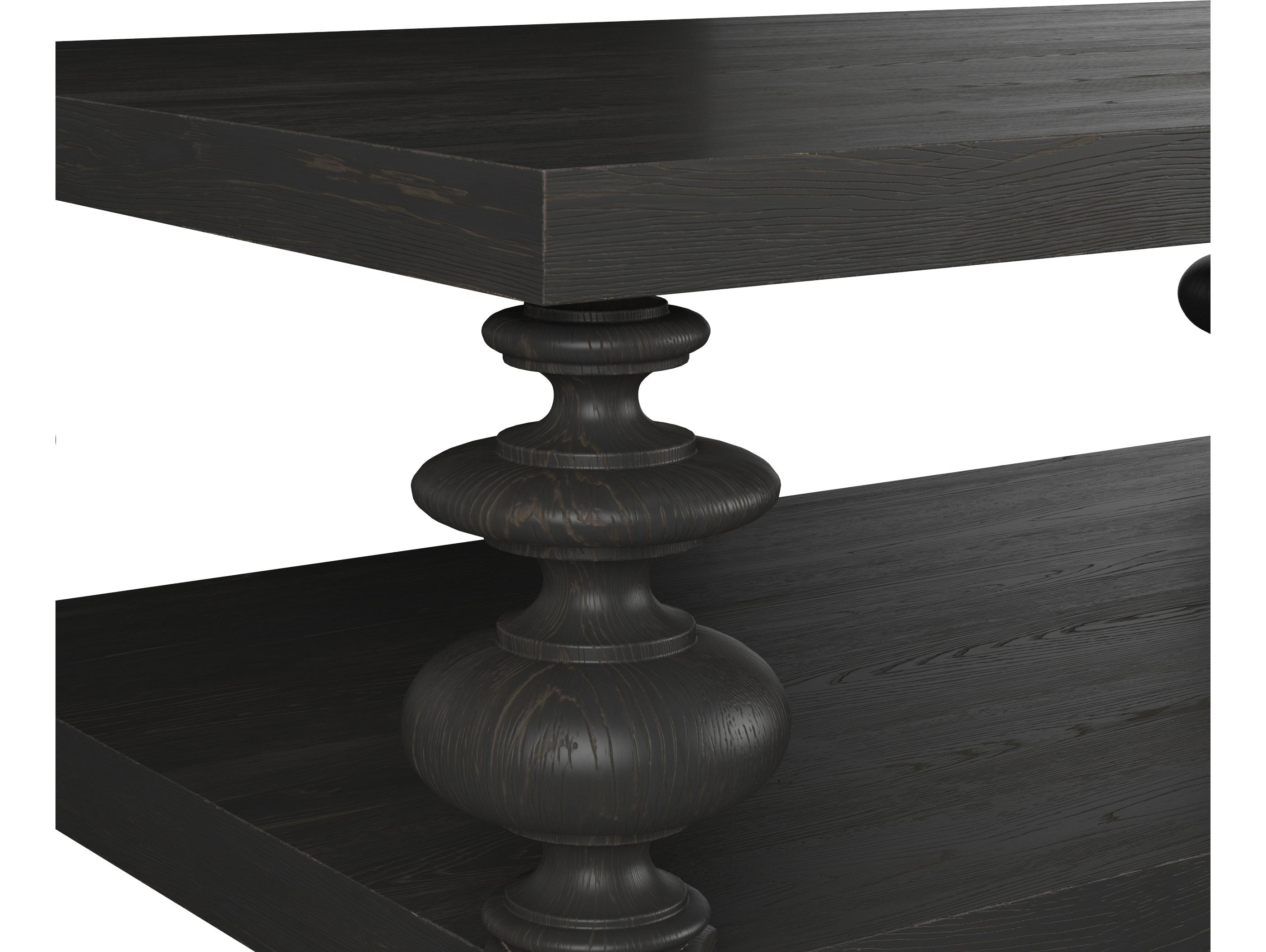 A.R.T. Furniture Atrium Rectangular Wood Black Coffee Table