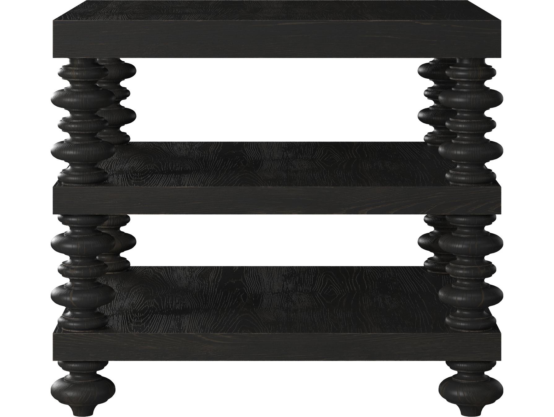 A.R.T. Furniture Atrium Rectangular Wood Black End Table