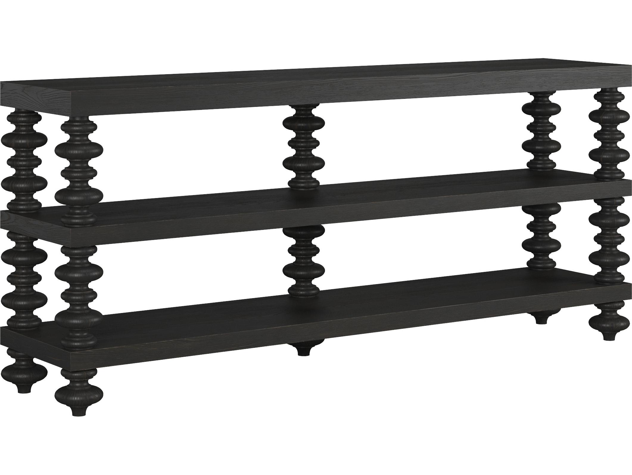 A.R.T. Furniture Atrium Rectangular Wood Black Console Table