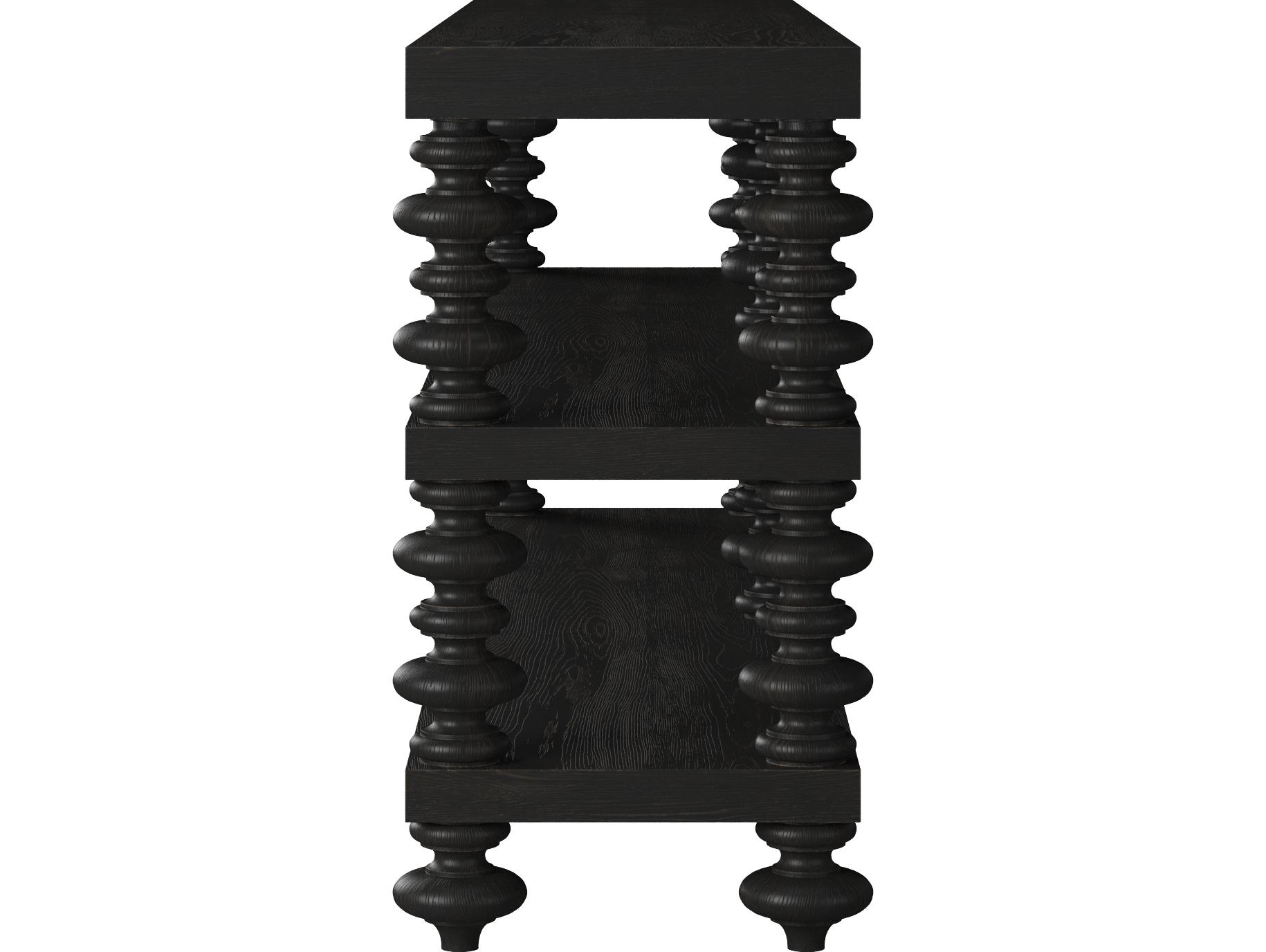 A.R.T. Furniture Atrium Rectangular Wood Black Console Table