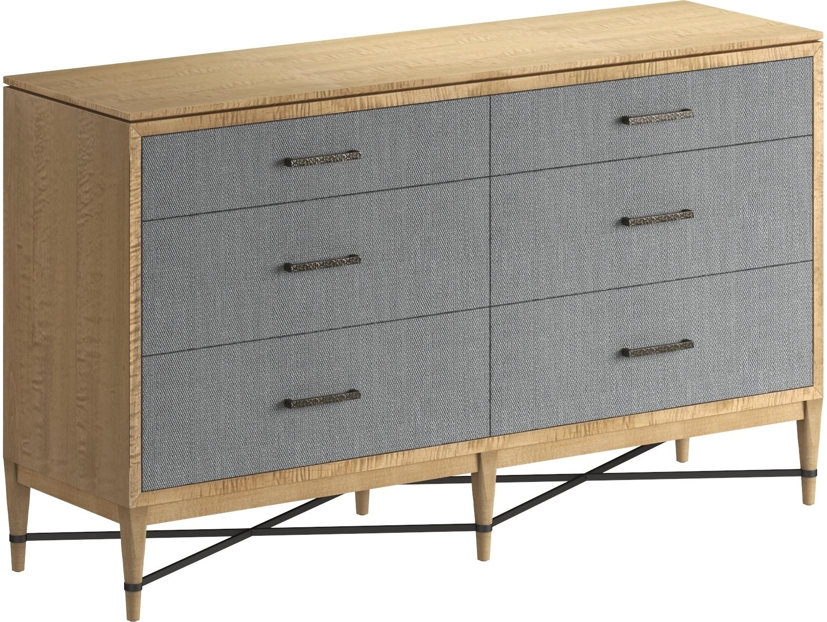 A.R.T. Furniture Loft 6-Drawers Rubberwood Double Dresser