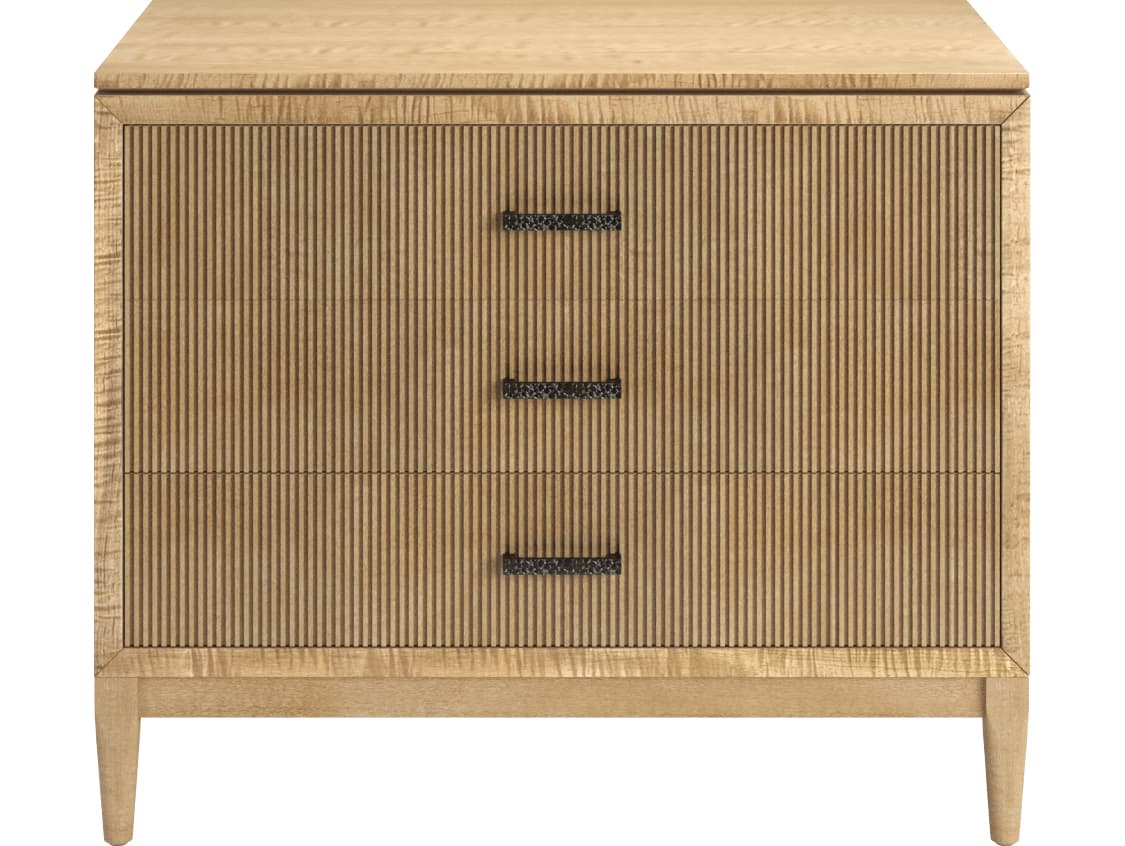 A.R.T. Furniture Loft 3-Drawers Rubberwood Nightstand