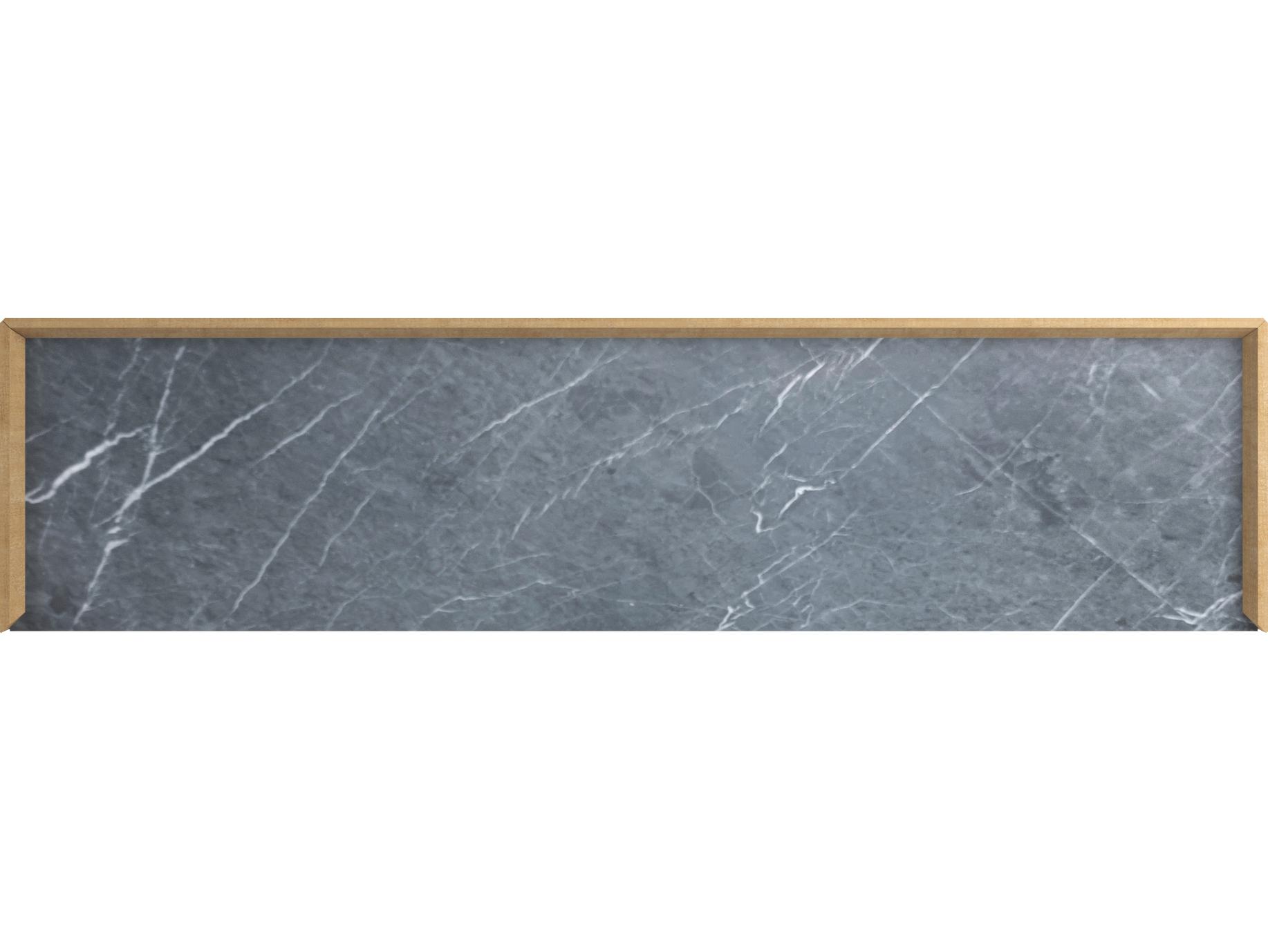 A.R.T. Furniture Loft Rectangular Marble Brown Natural Maple Console Table