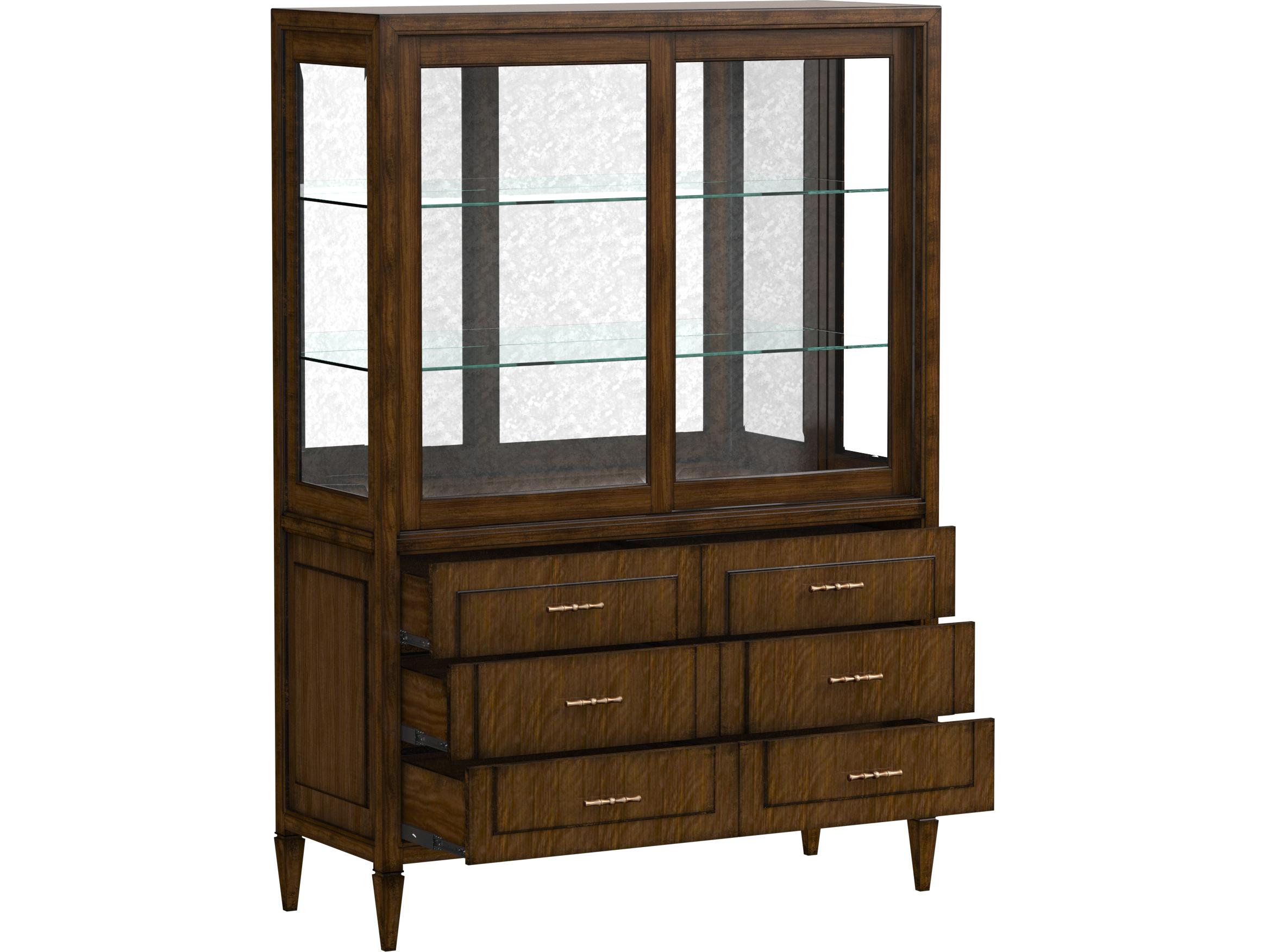A.R.T. Furniture Eave Parrawood Brown Hazelnut Display Cabinet