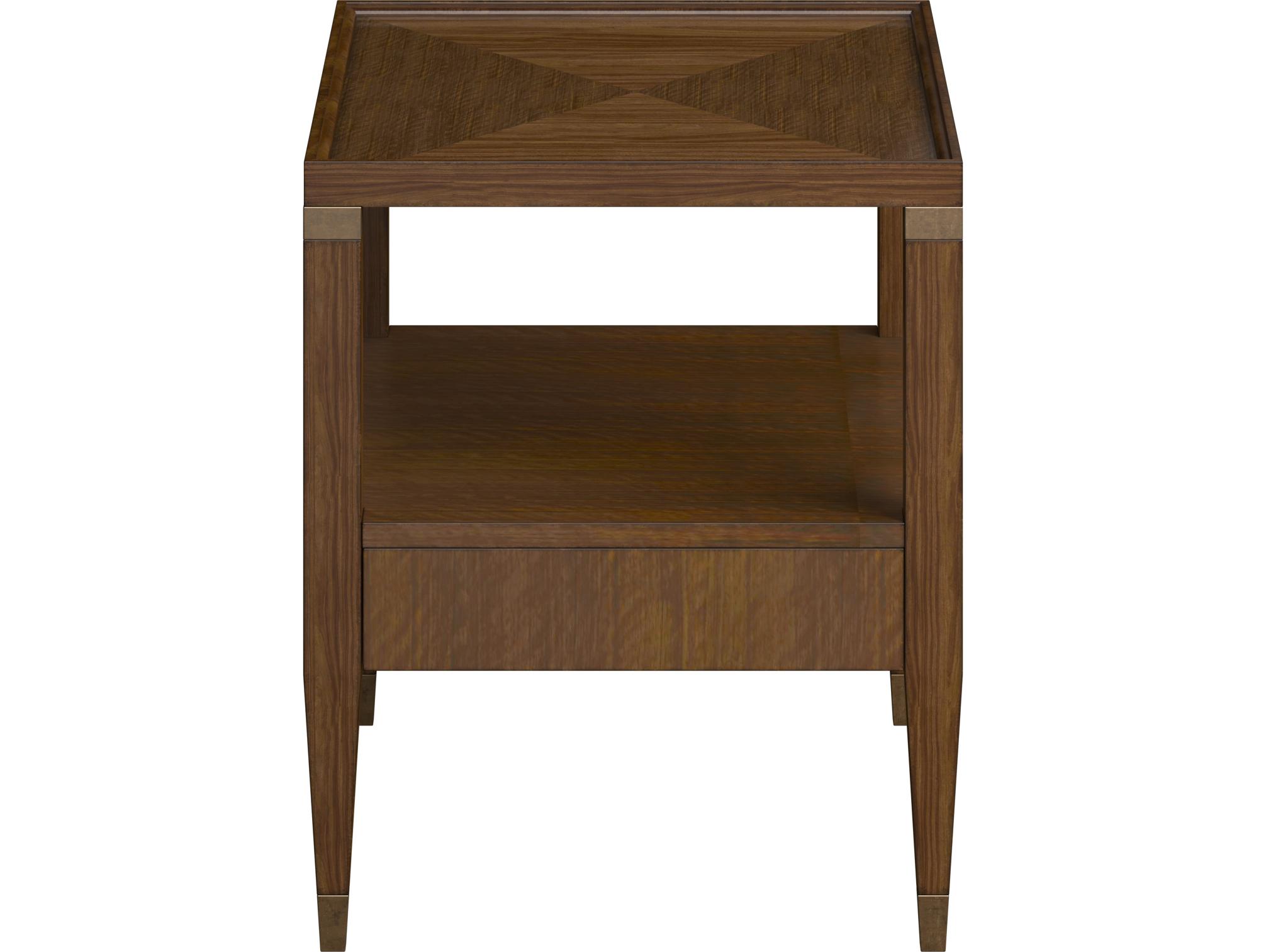 A.R.T. Furniture Eave Rectangular Wood Brown Hazelnut End Table