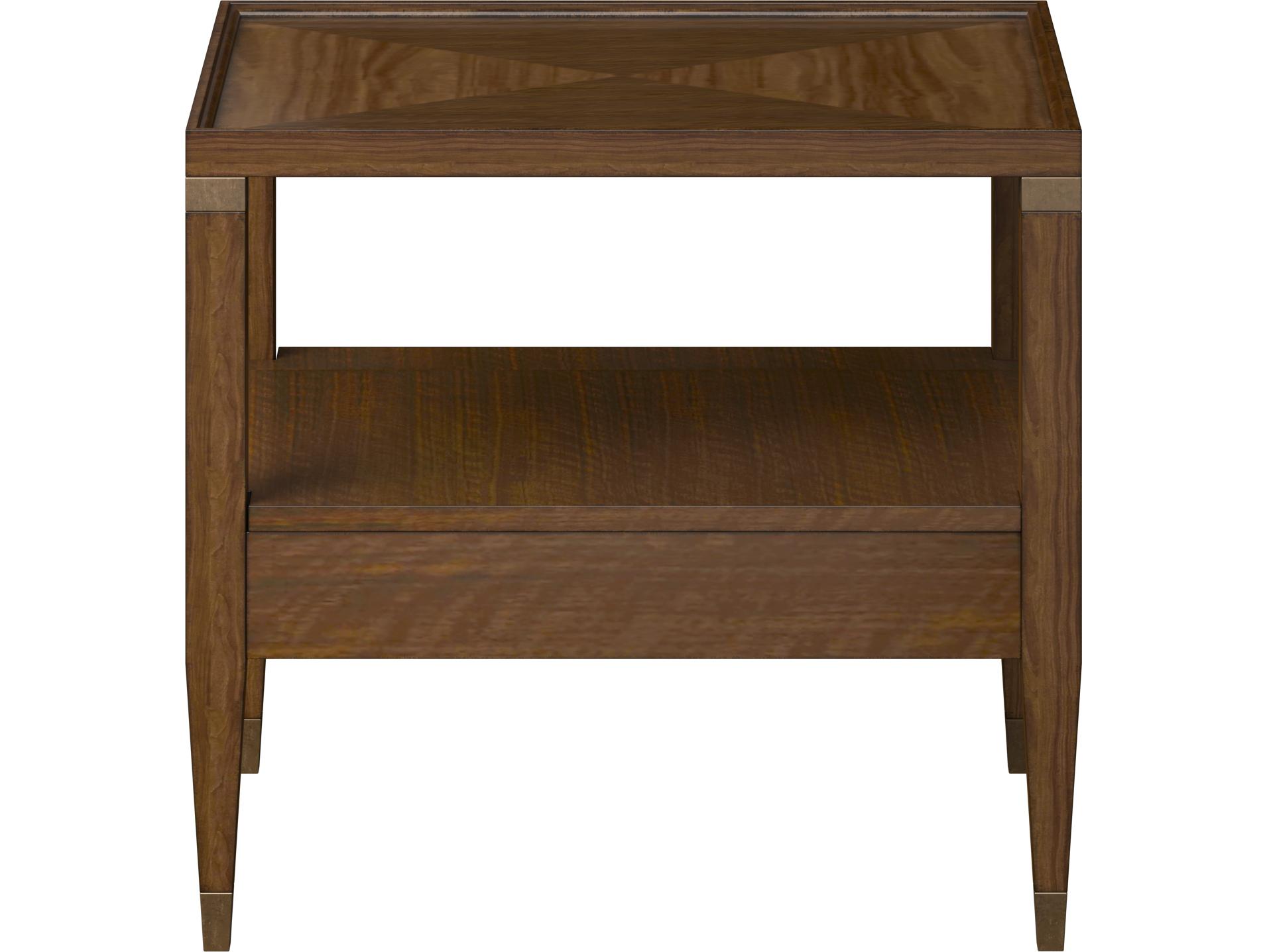 A.R.T. Furniture Eave Rectangular Wood Brown Hazelnut End Table