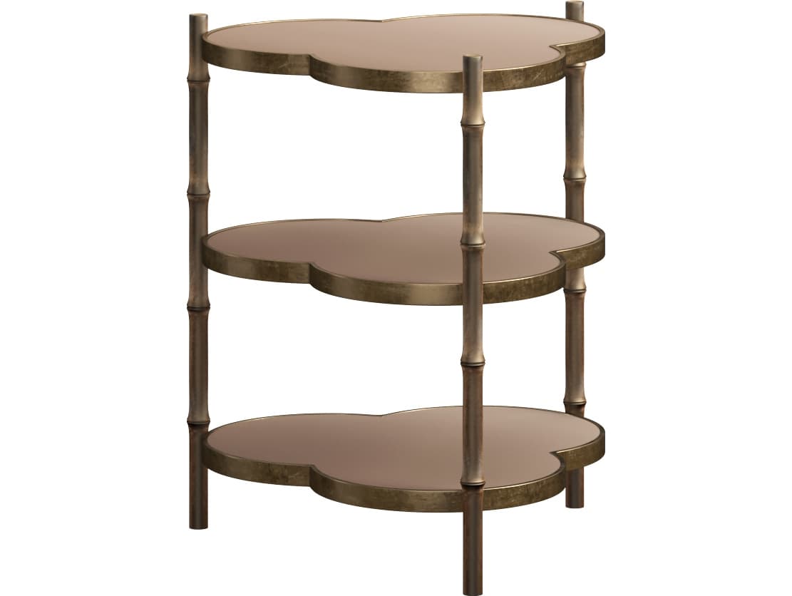 A.R.T. Furniture Eave Wood Bronze Burnished Gold End Table