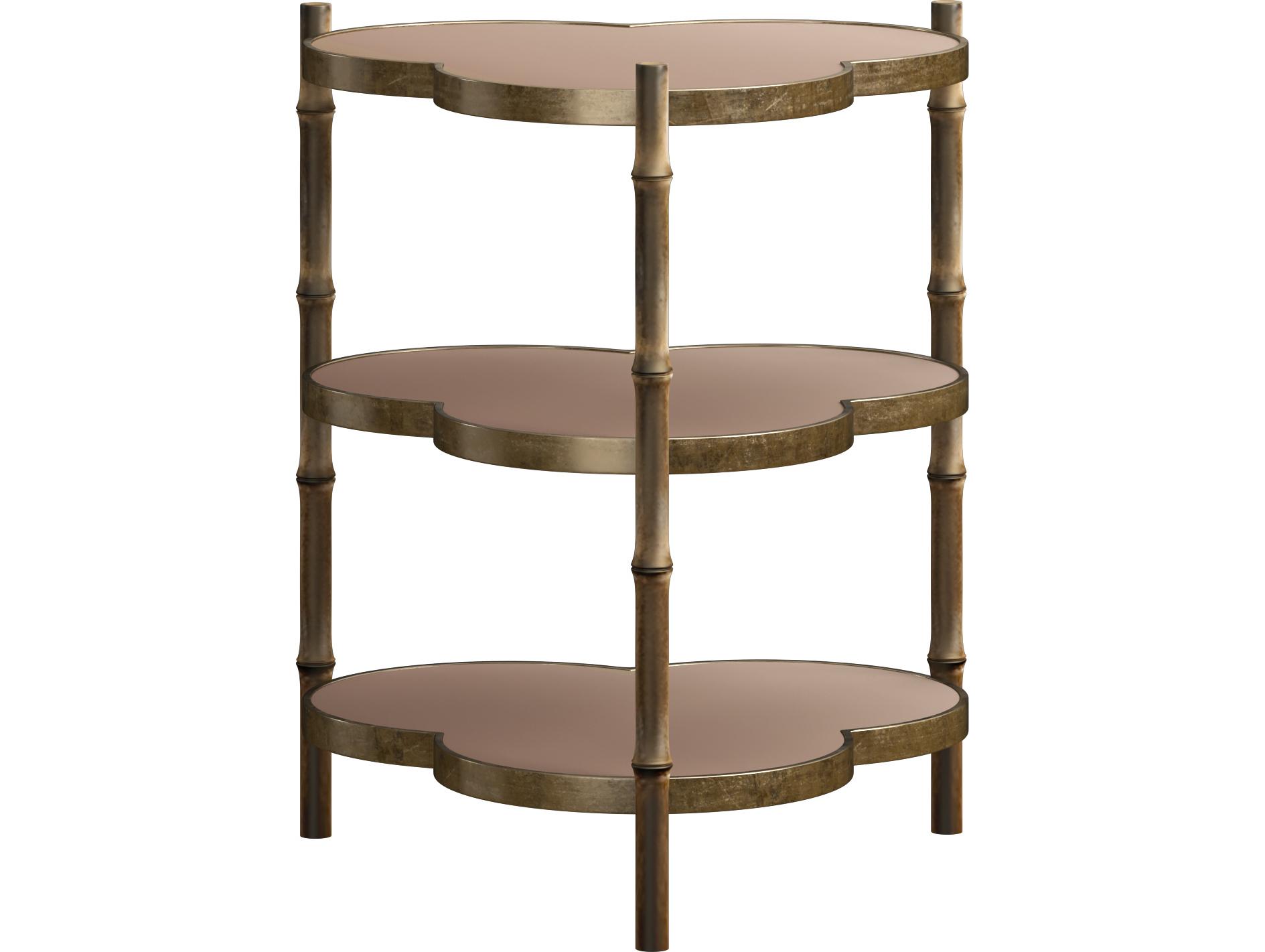 A.R.T. Furniture Eave Wood Bronze Burnished Gold End Table