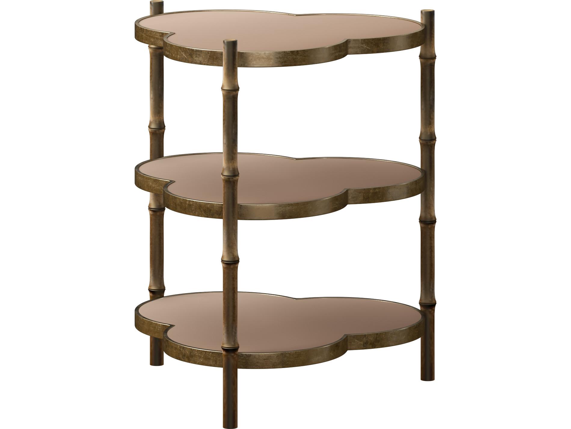 A.R.T. Furniture Eave Wood Bronze Burnished Gold End Table