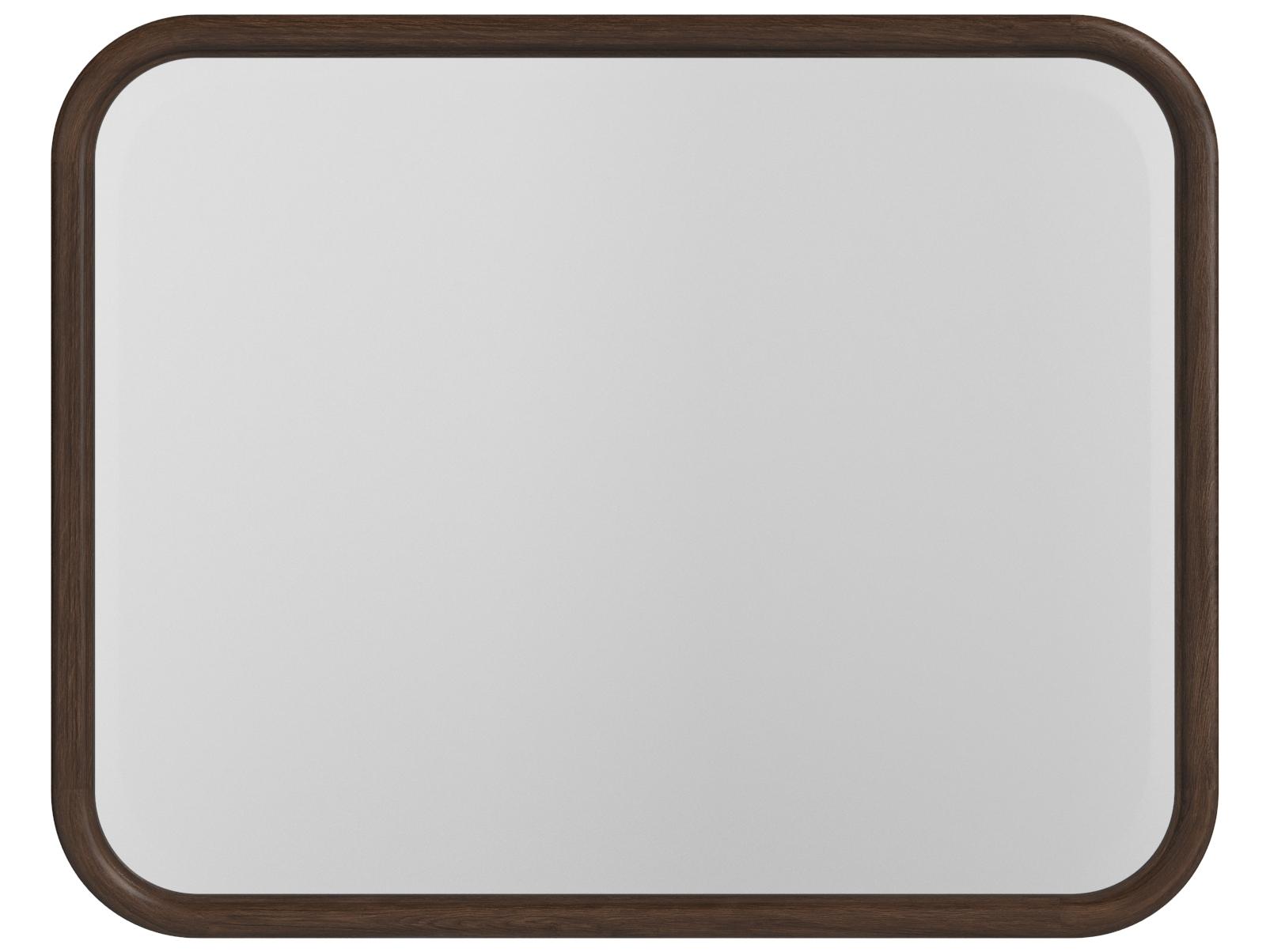 A.R.T. Furniture Verge Brown Handcrated Walnut Wall Mirror Rectangular