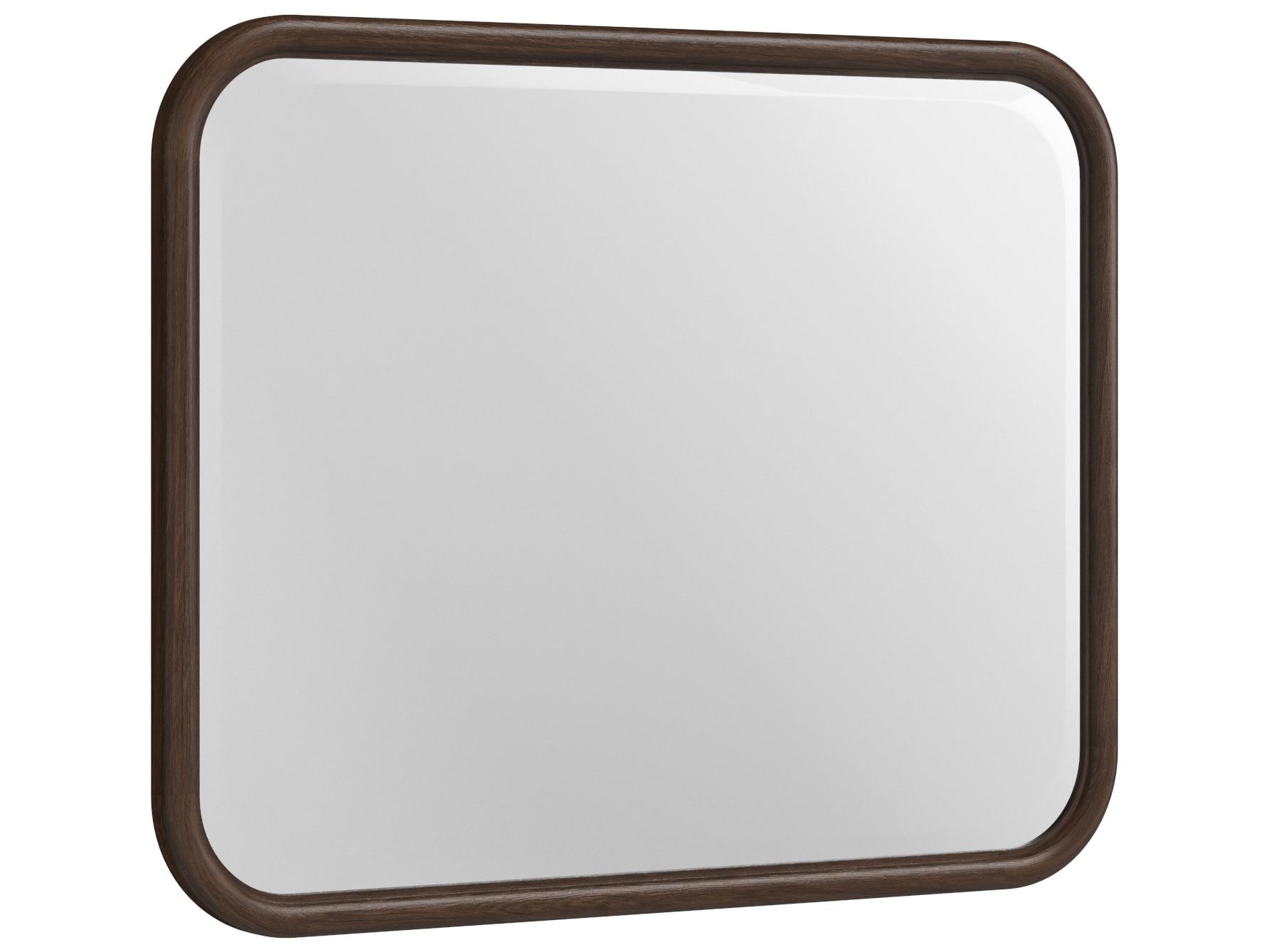 A.R.T. Furniture Verge Brown Handcrated Walnut Wall Mirror Rectangular