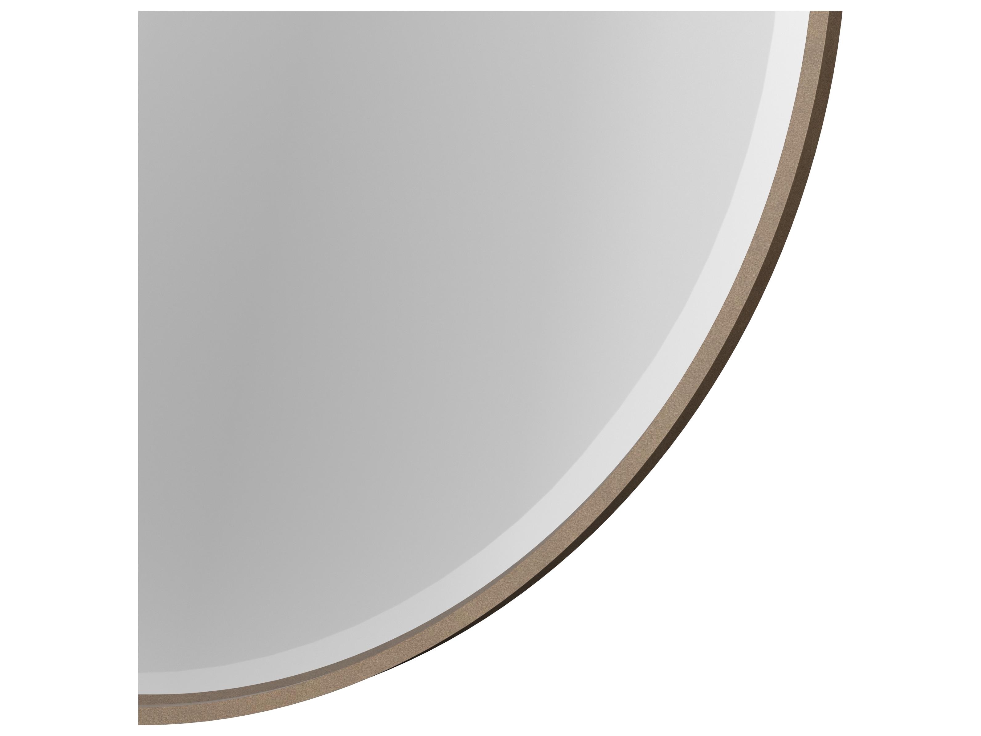 A.R.T. Furniture Verge Brown Handcrated Walnut Wall Mirror Round