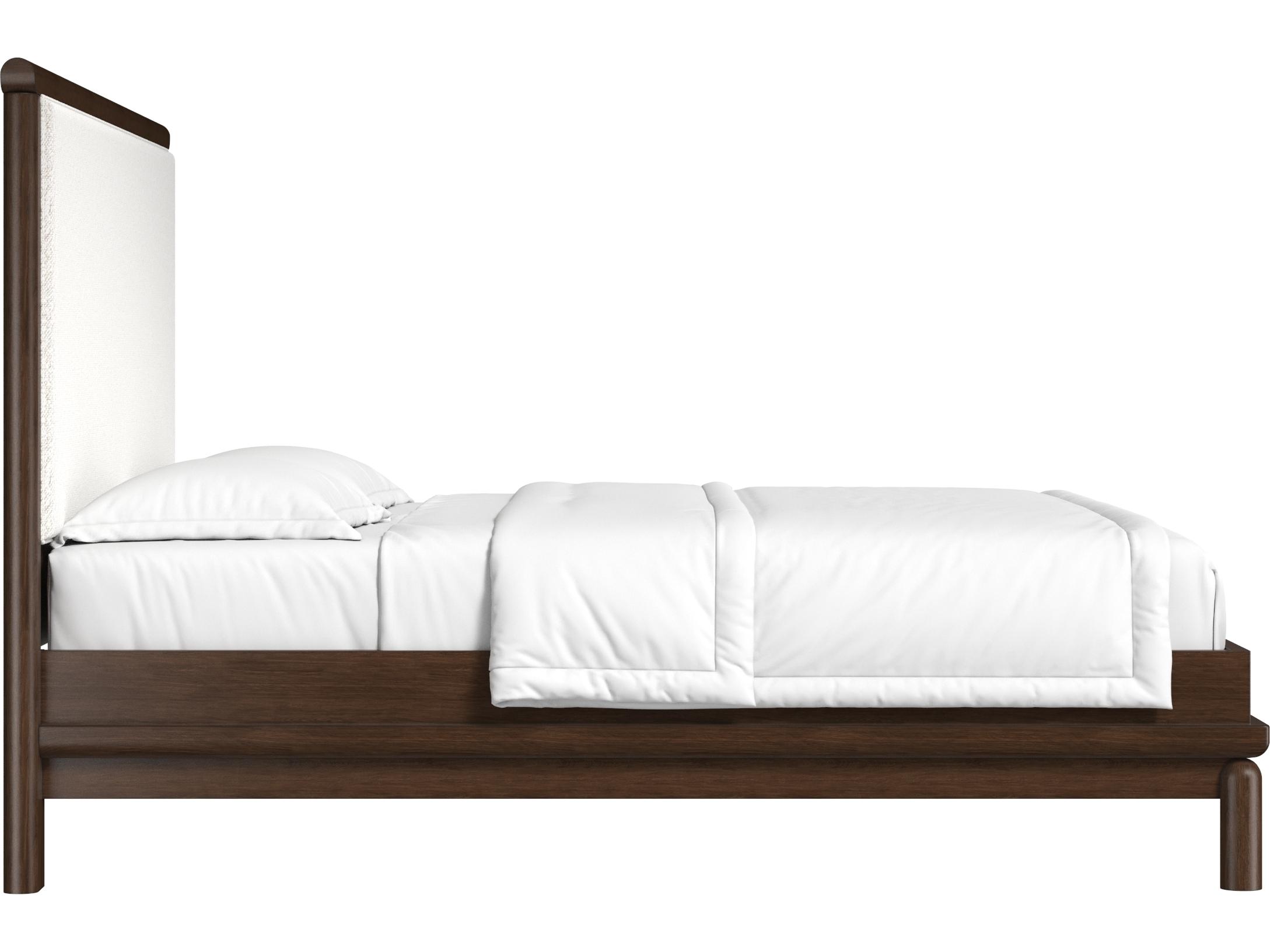 A.R.T. Furniture Verge Brown Handcrated Walnut Poplar Wood Queen Platform Bed