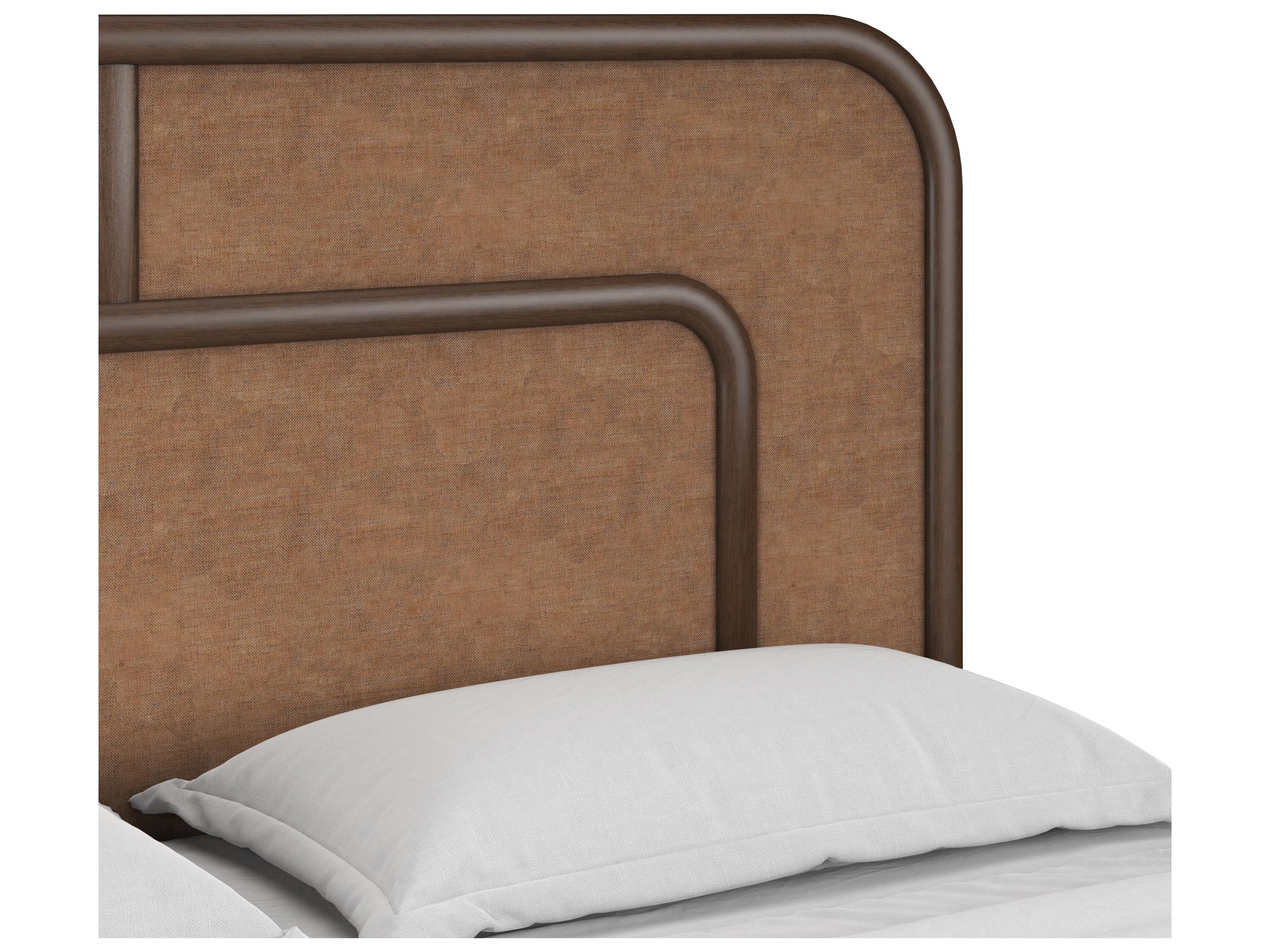 A.R.T. Furniture Verge Brown Handcrated Walnut Poplar Wood King Panel Bed