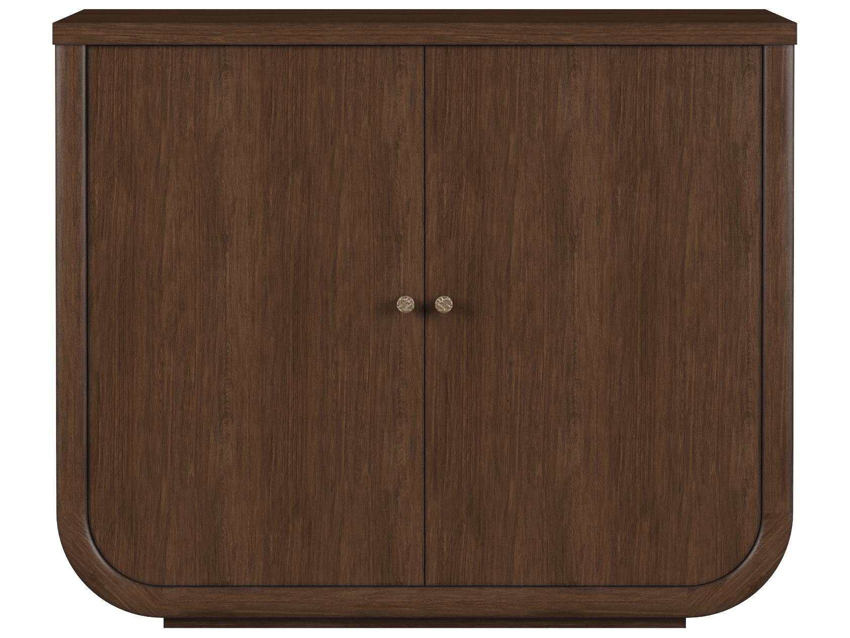 A.R.T. Furniture Verge Brown Handcrated Walnut Poplar Wood Accent Chest