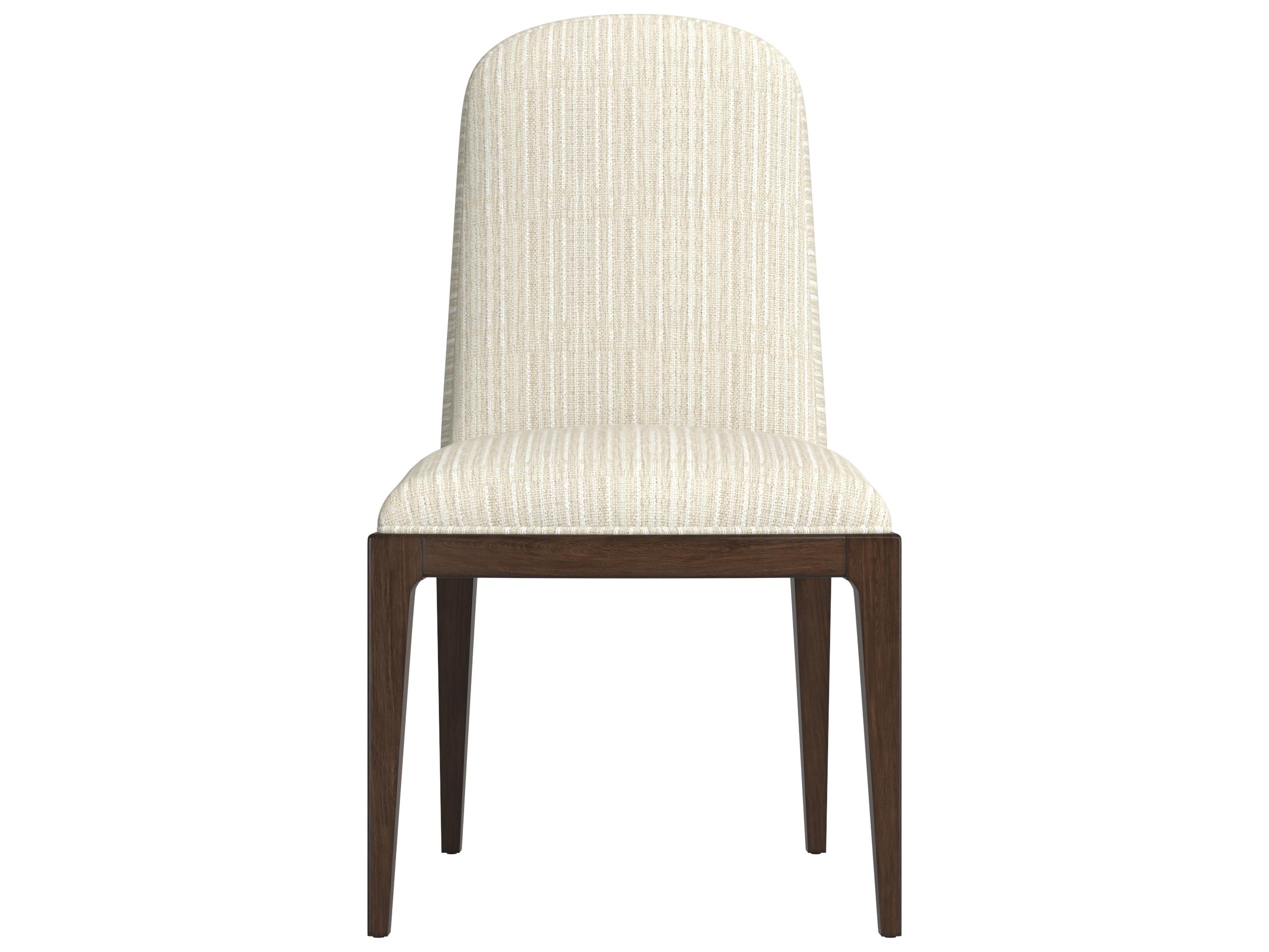 A.R.T. Furniture Verge Parrawood Beige Upholstered Armless Dining Chair Set of 2