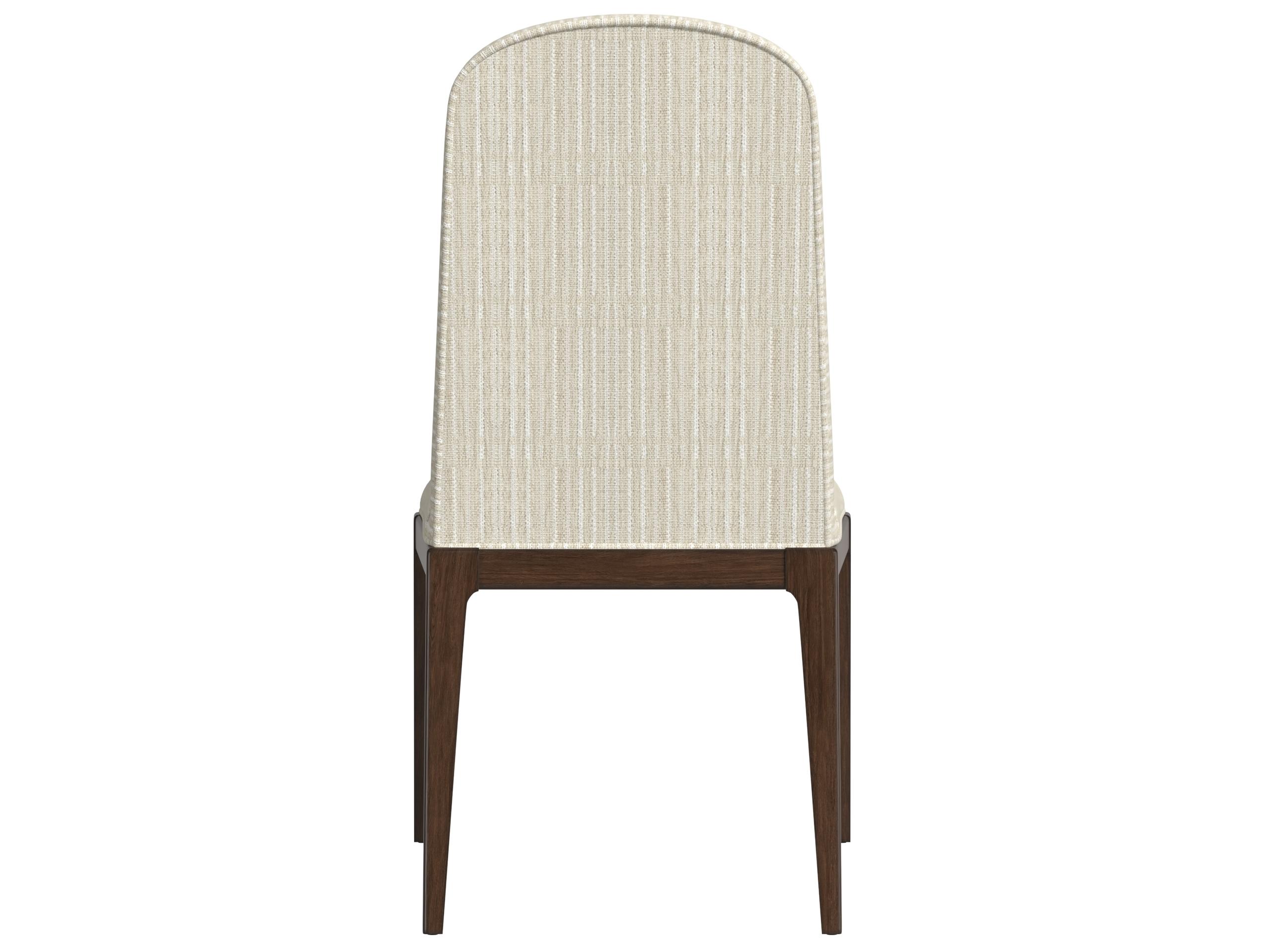 A.R.T. Furniture Verge Parrawood Beige Upholstered Armless Dining Chair Set of 2
