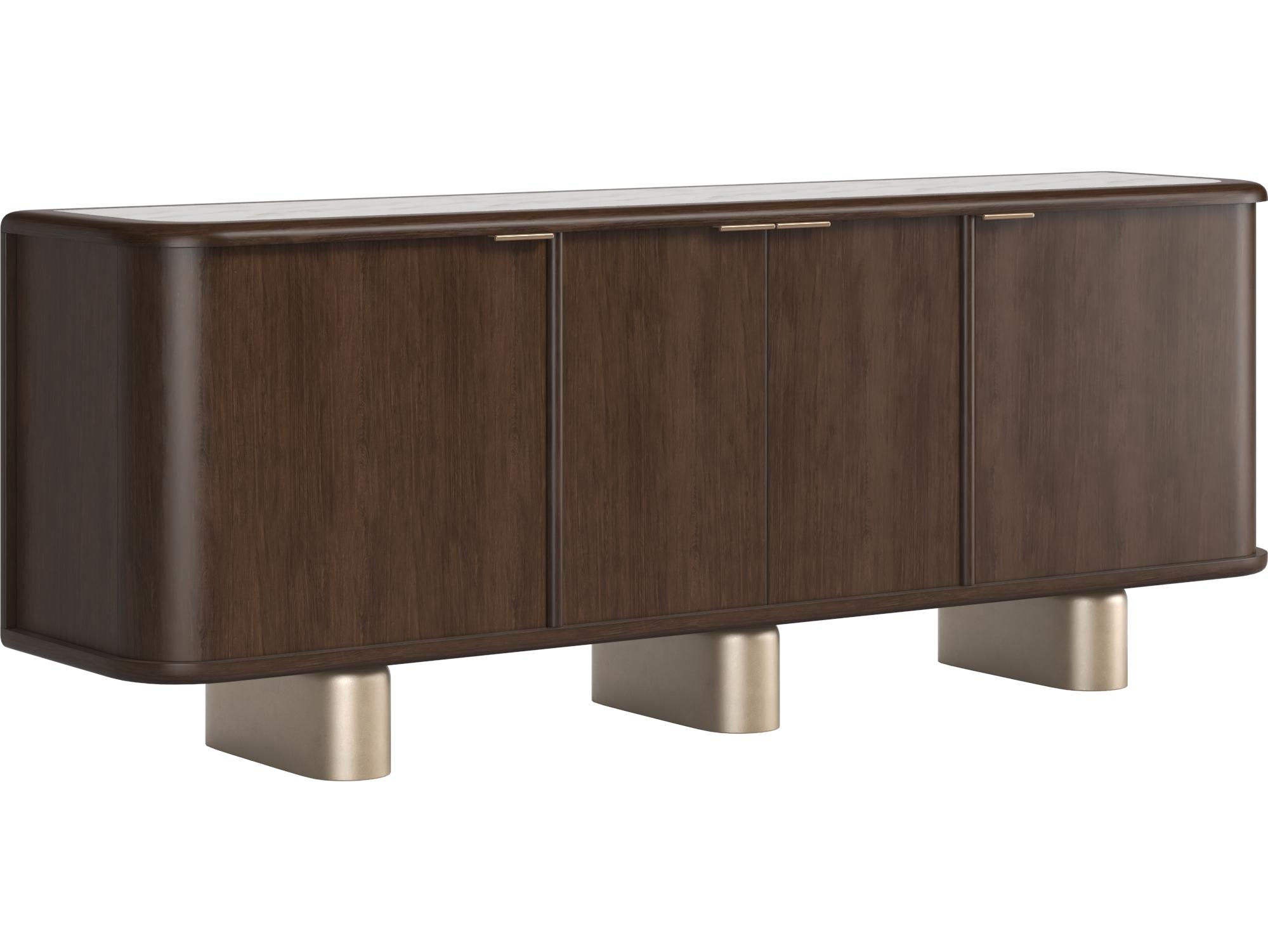 A.R.T. Furniture Verge 84" Walnut Wood Brown Handcrated Sideboard