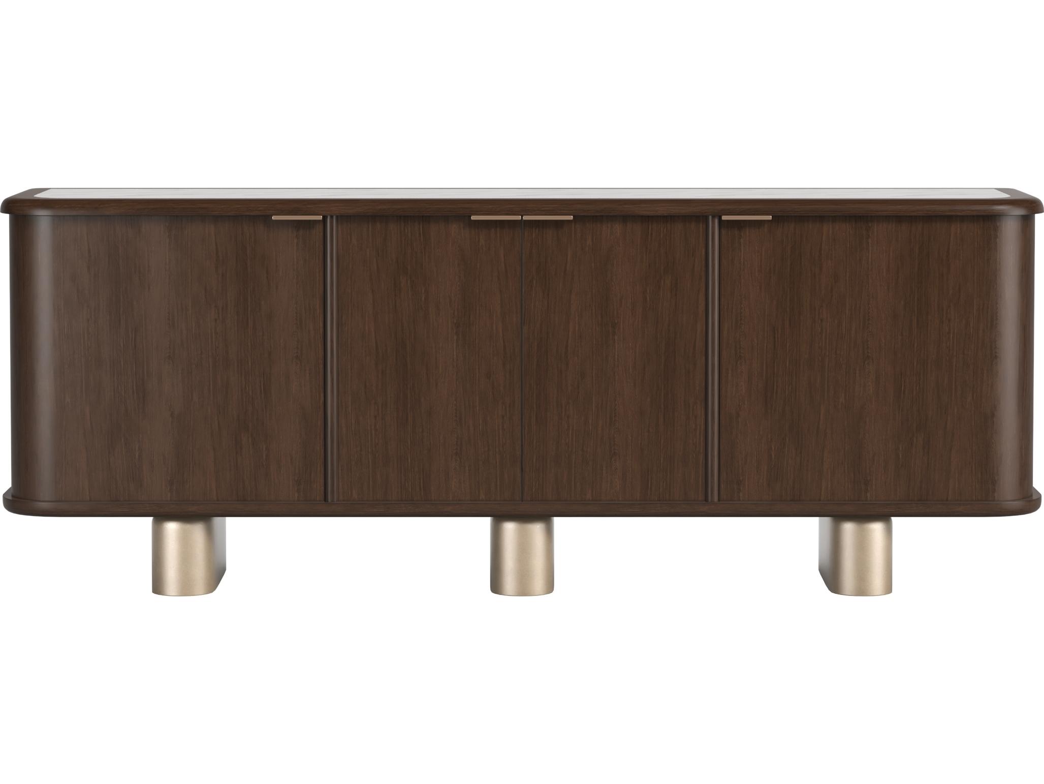 A.R.T. Furniture Verge 84" Walnut Wood Brown Handcrated Sideboard