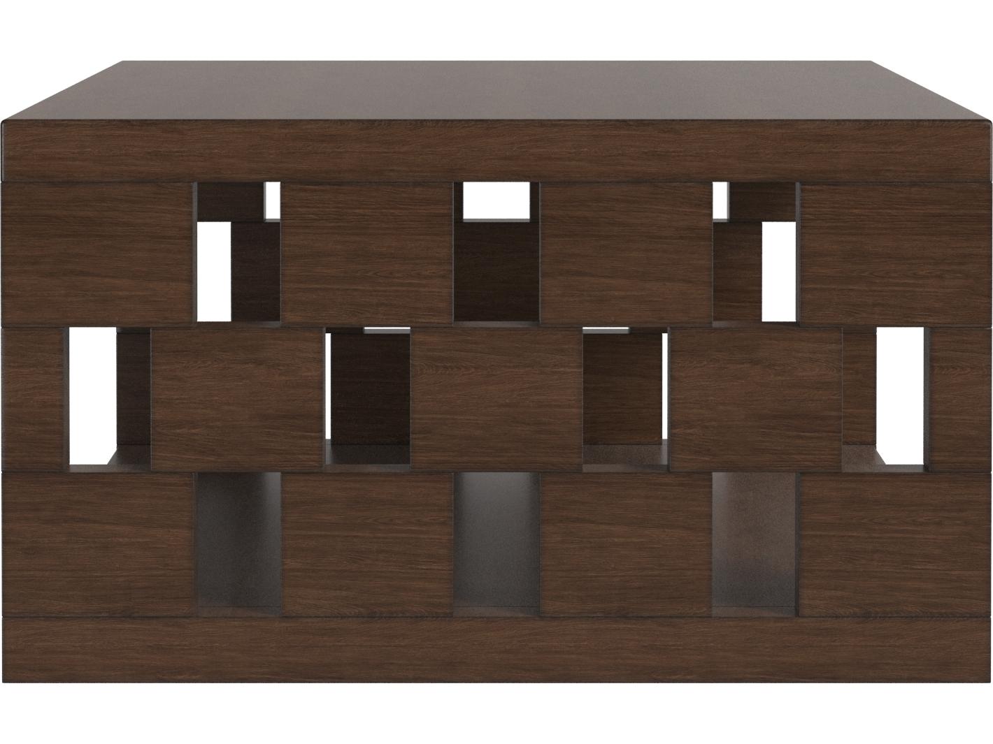 A.R.T. Furniture Verge Rectangular Wood Brown Bronze Metallic Coffee Table