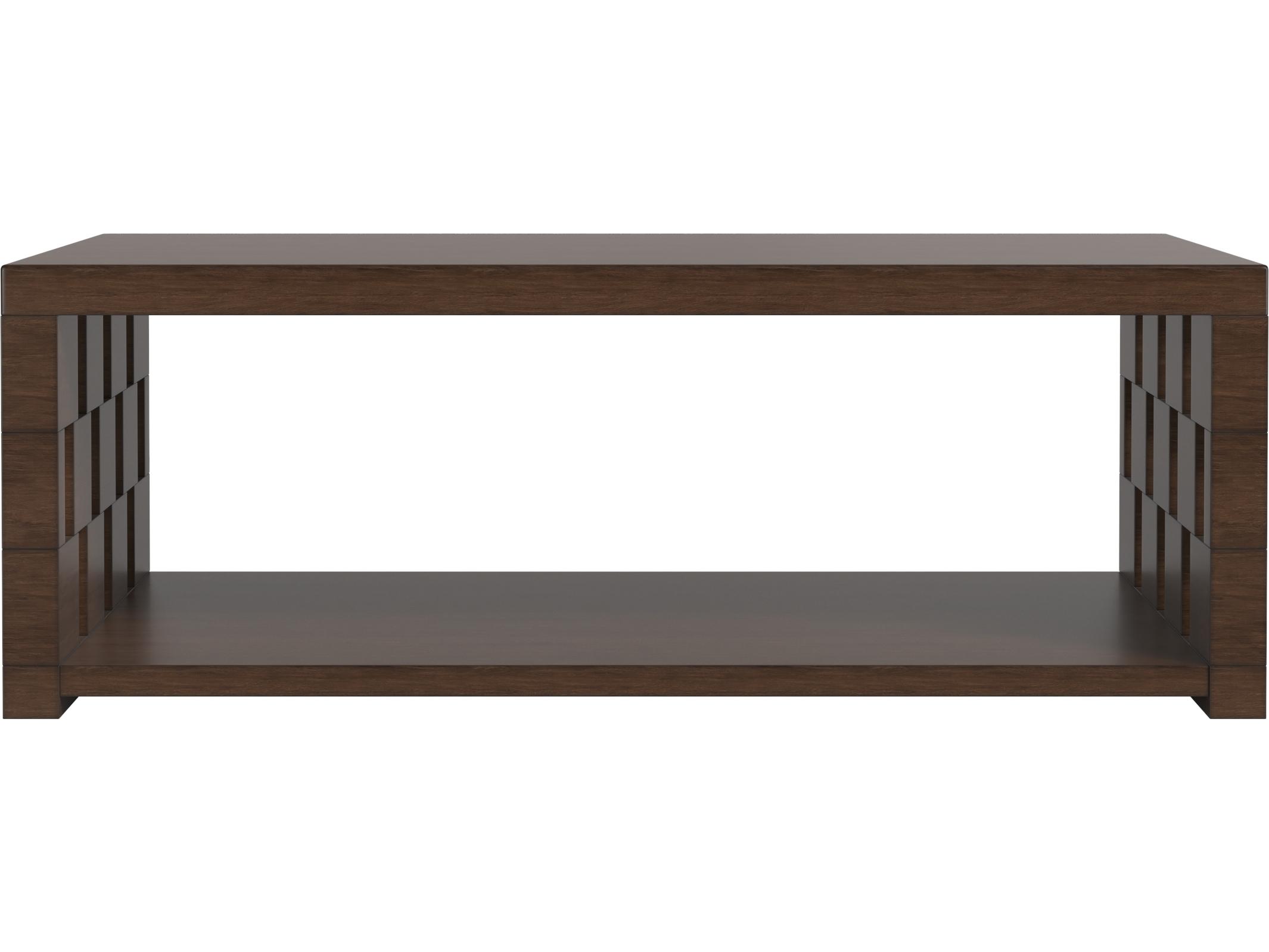 A.R.T. Furniture Verge Rectangular Wood Brown Bronze Metallic Coffee Table