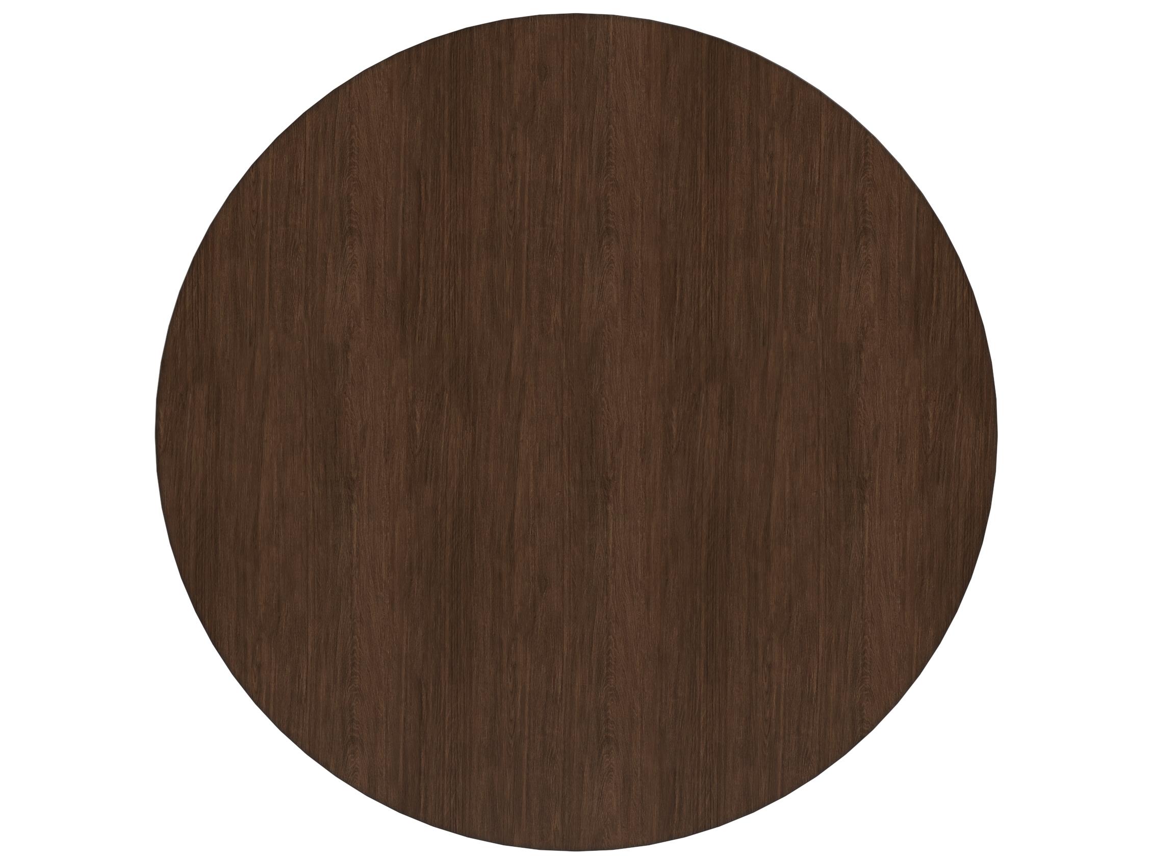 A.R.T. Furniture Verge Round Wood Brown Handcrated Walnut End Table