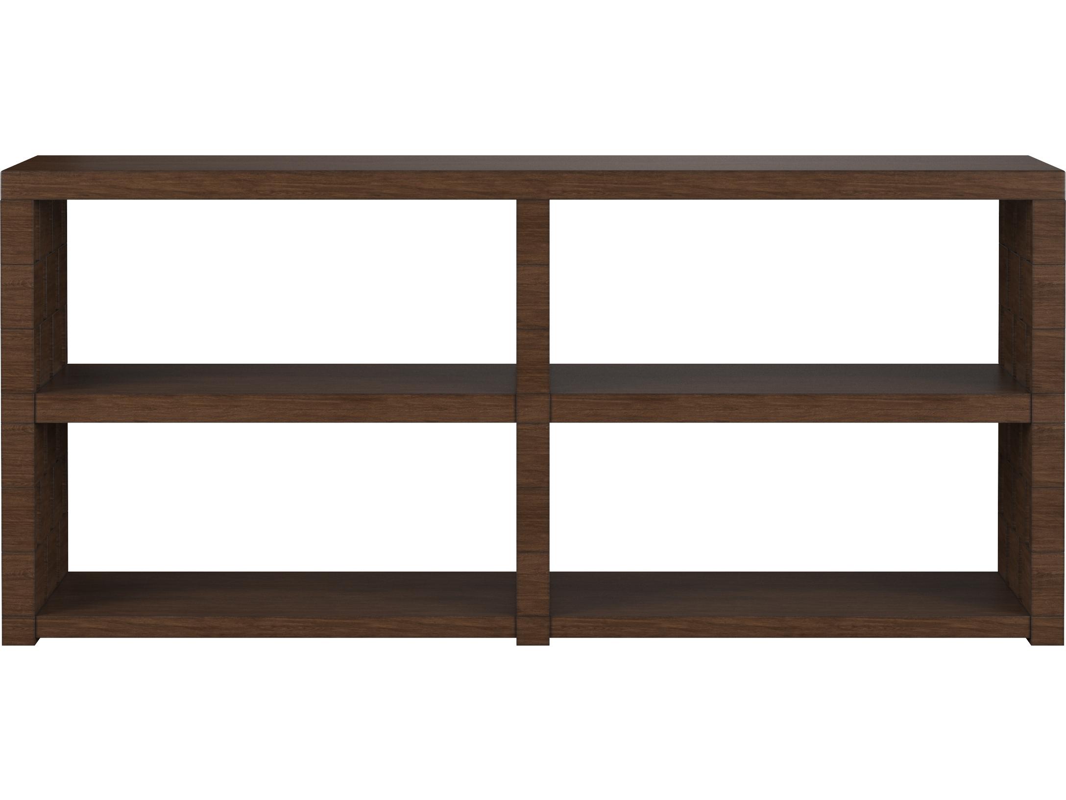 A.R.T. Furniture Verge Rectangular Wood Brown Handcrated Walnut Console Table